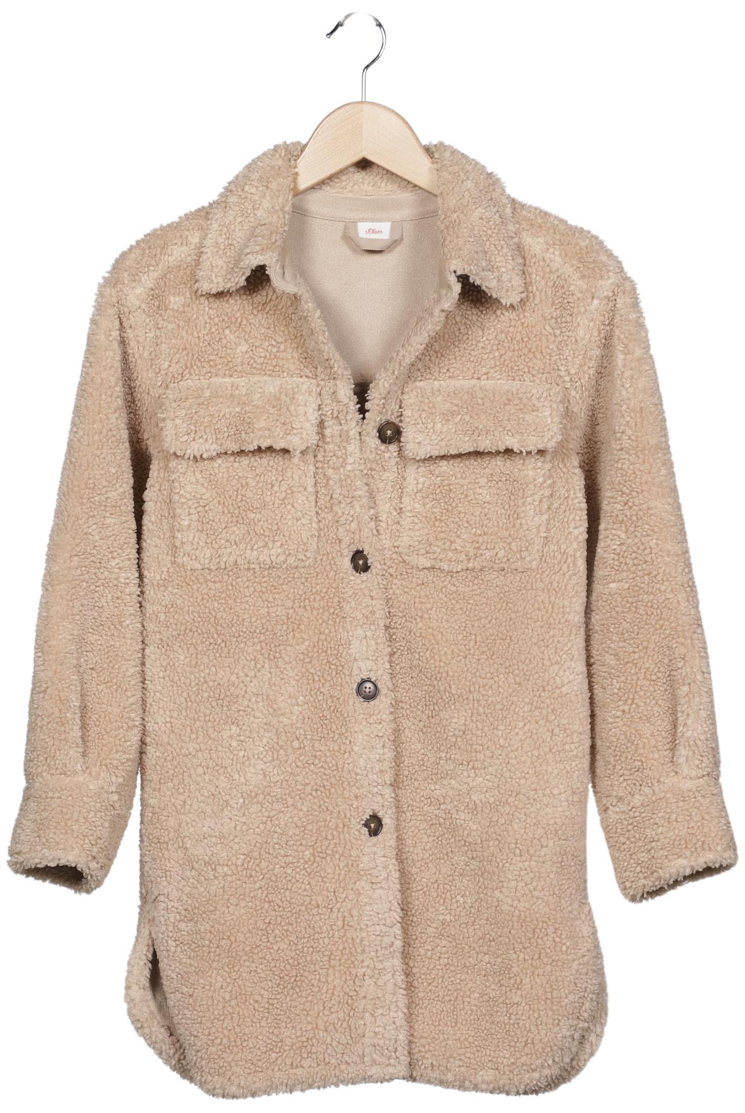 

s.Oliver Damen Mantel, beige, Gr. 38