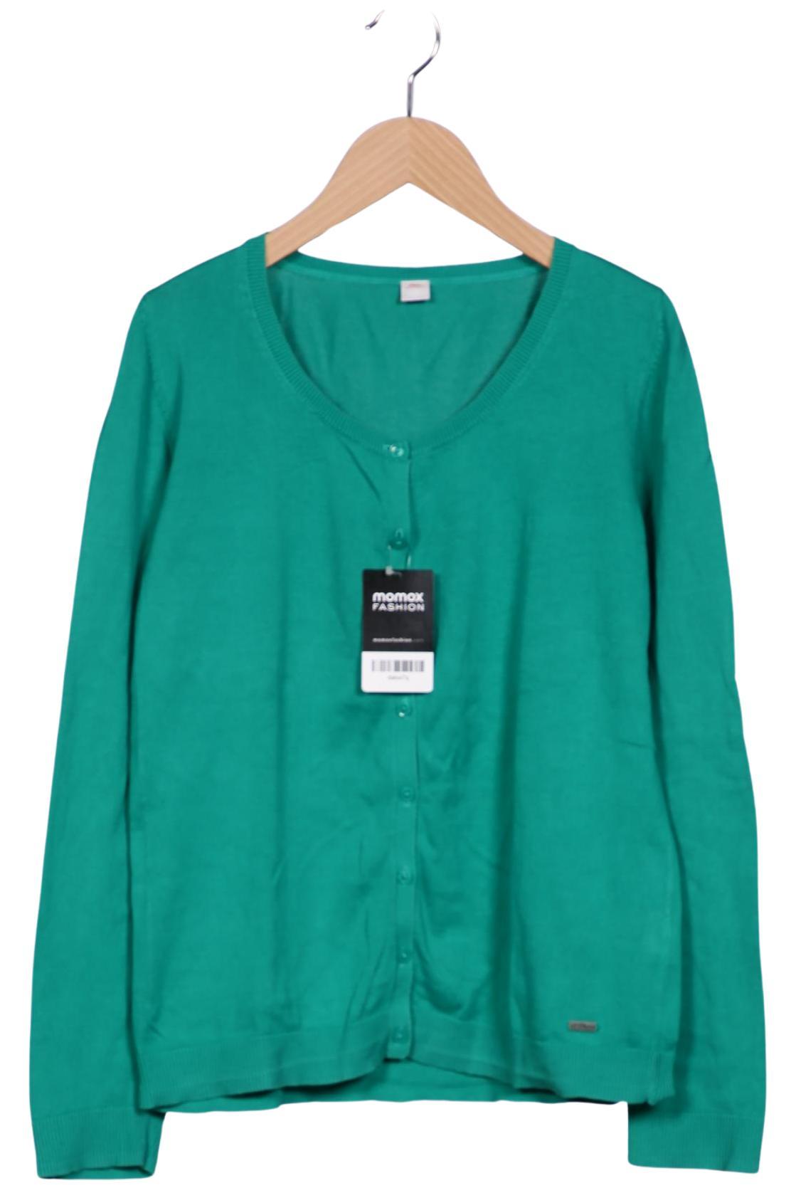 

s.Oliver Damen Strickjacke, grün, Gr. 40