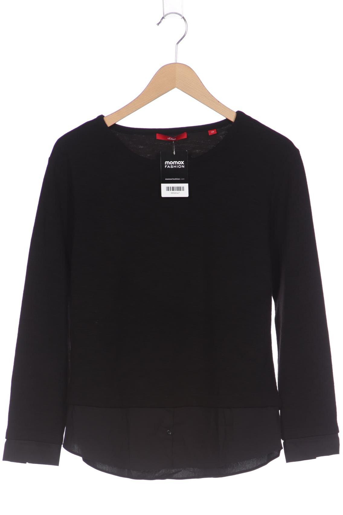 

s.Oliver Damen Bluse, schwarz, Gr. 38