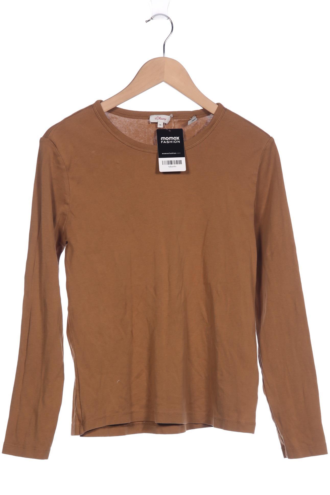 

s.Oliver Damen Langarmshirt, beige, Gr. 44