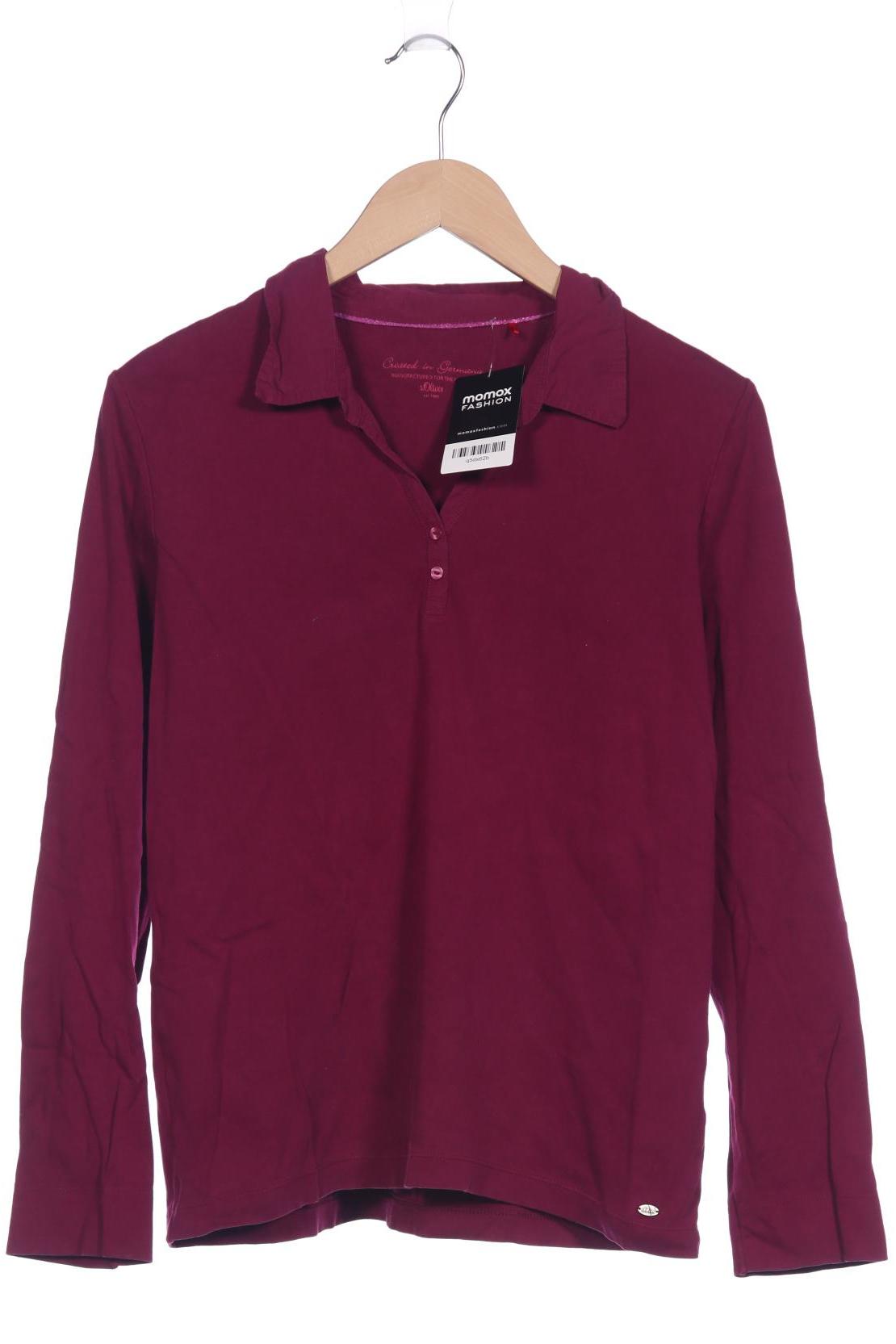 

s.Oliver Damen Poloshirt, bordeaux, Gr. 44