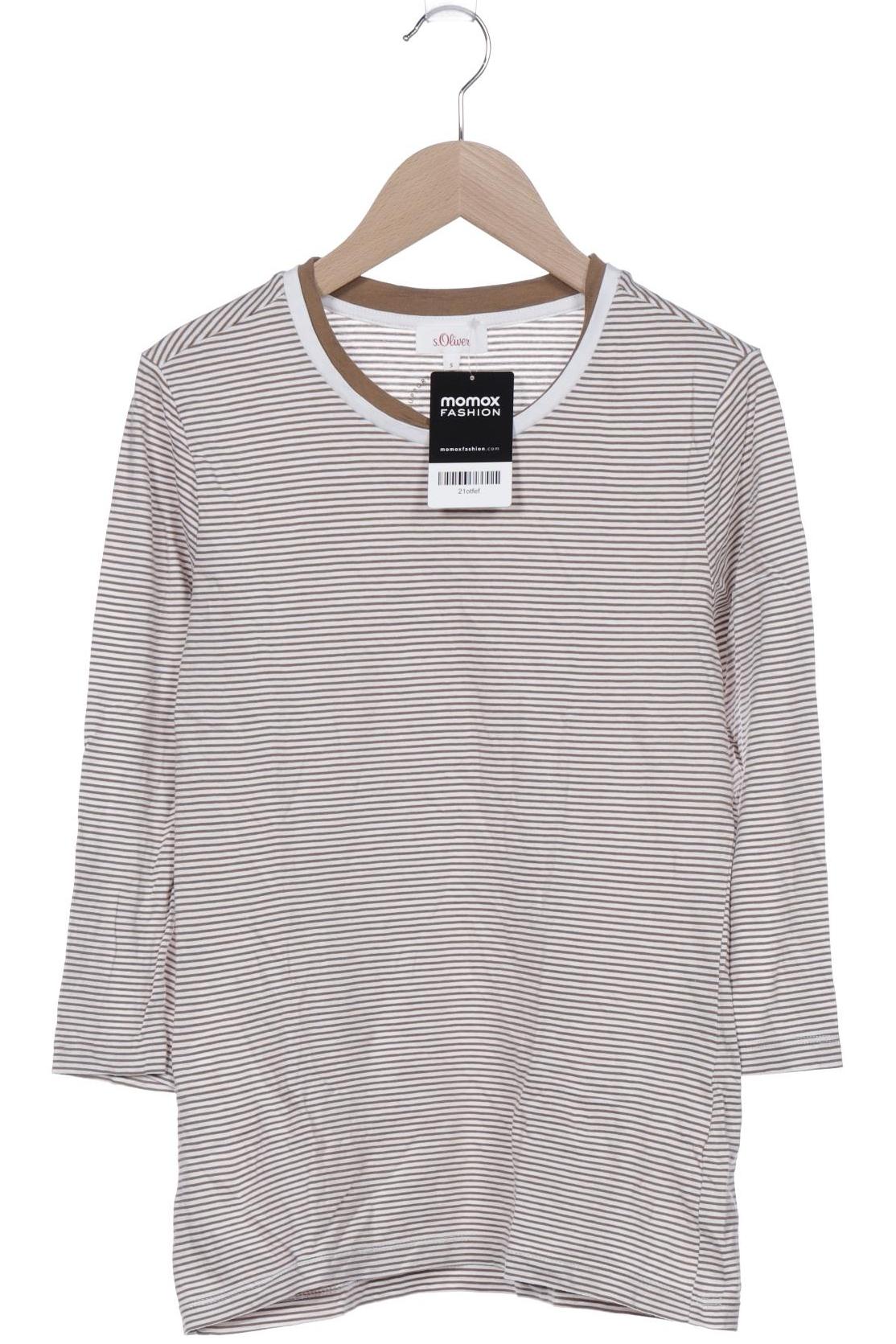 

s.Oliver Damen Langarmshirt, beige, Gr. 36