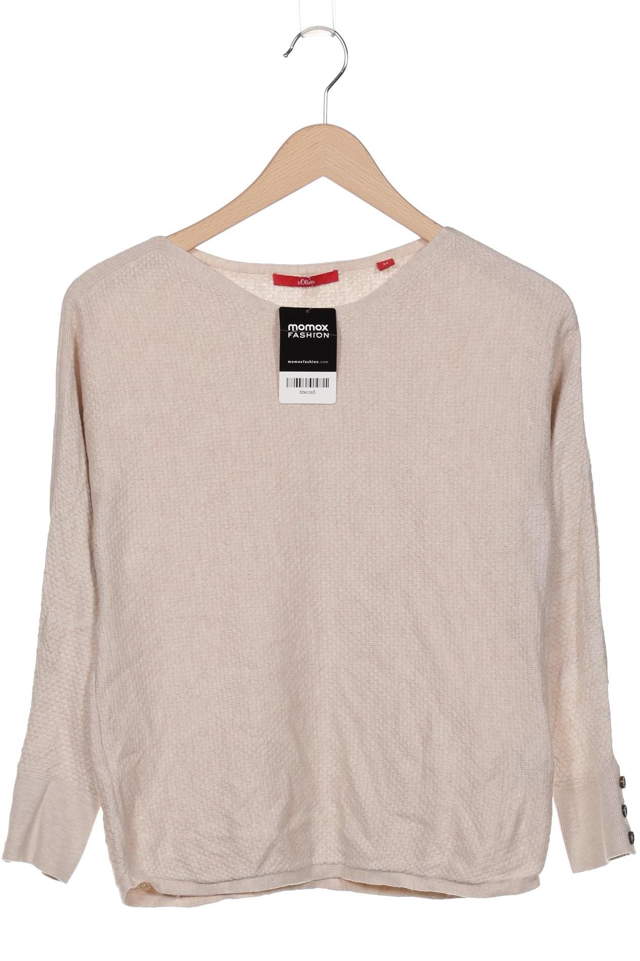 

s.Oliver Damen Pullover, cremeweiß, Gr. 34