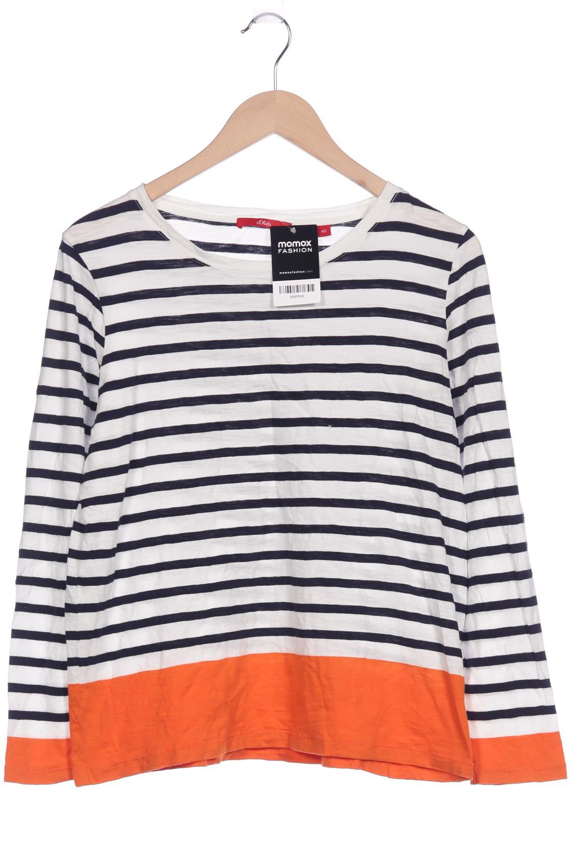 

s.Oliver Damen Langarmshirt, mehrfarbig, Gr. 40