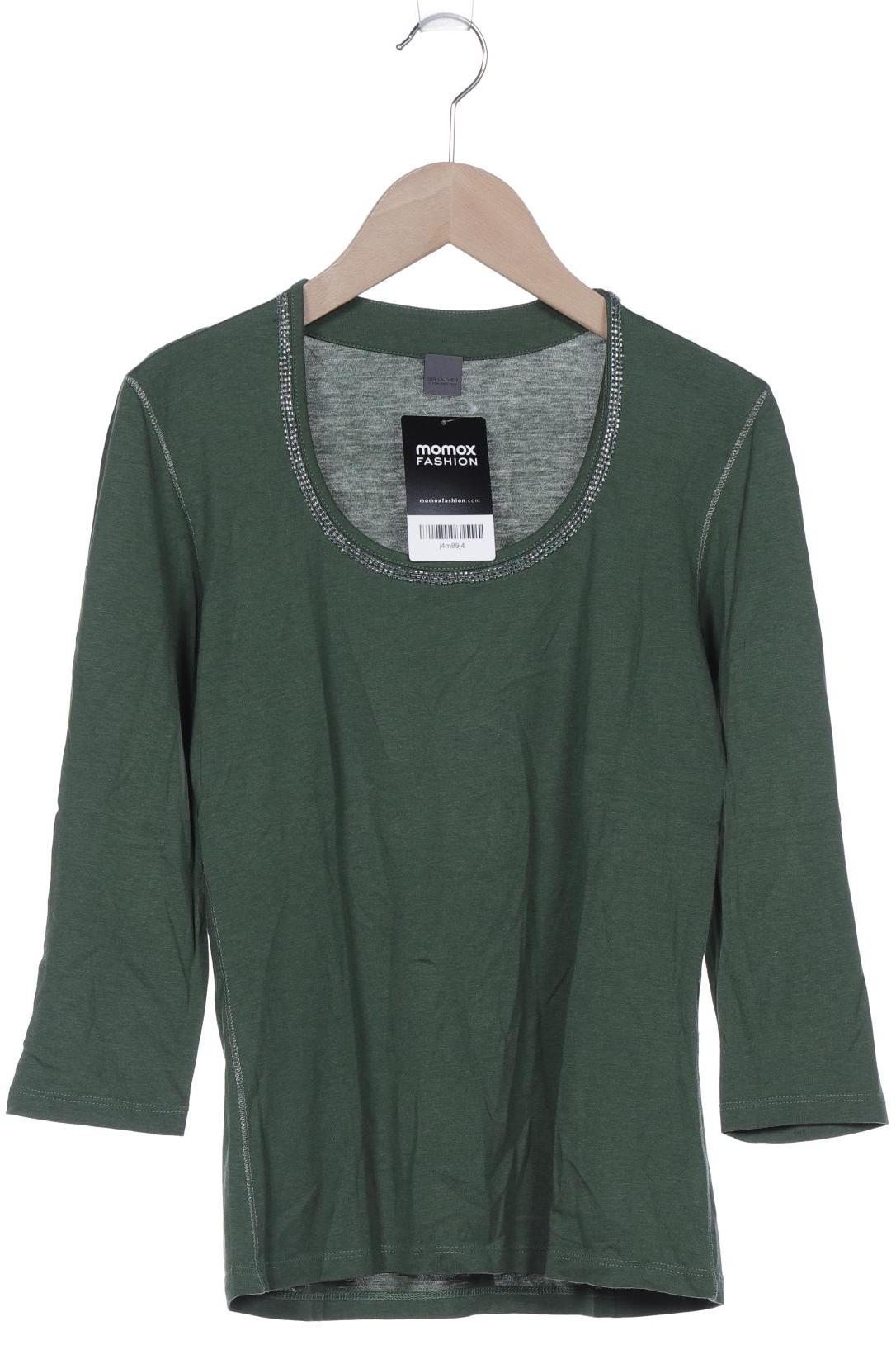 

s.Oliver Damen Langarmshirt, grün, Gr. 34
