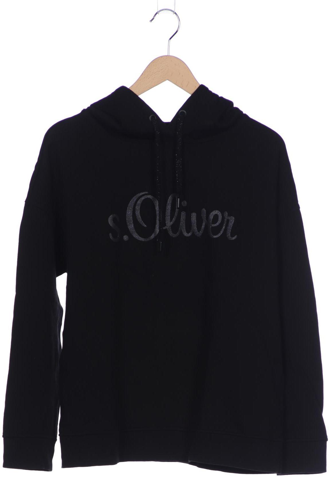 

s.Oliver Damen Kapuzenpullover, schwarz, Gr. 46