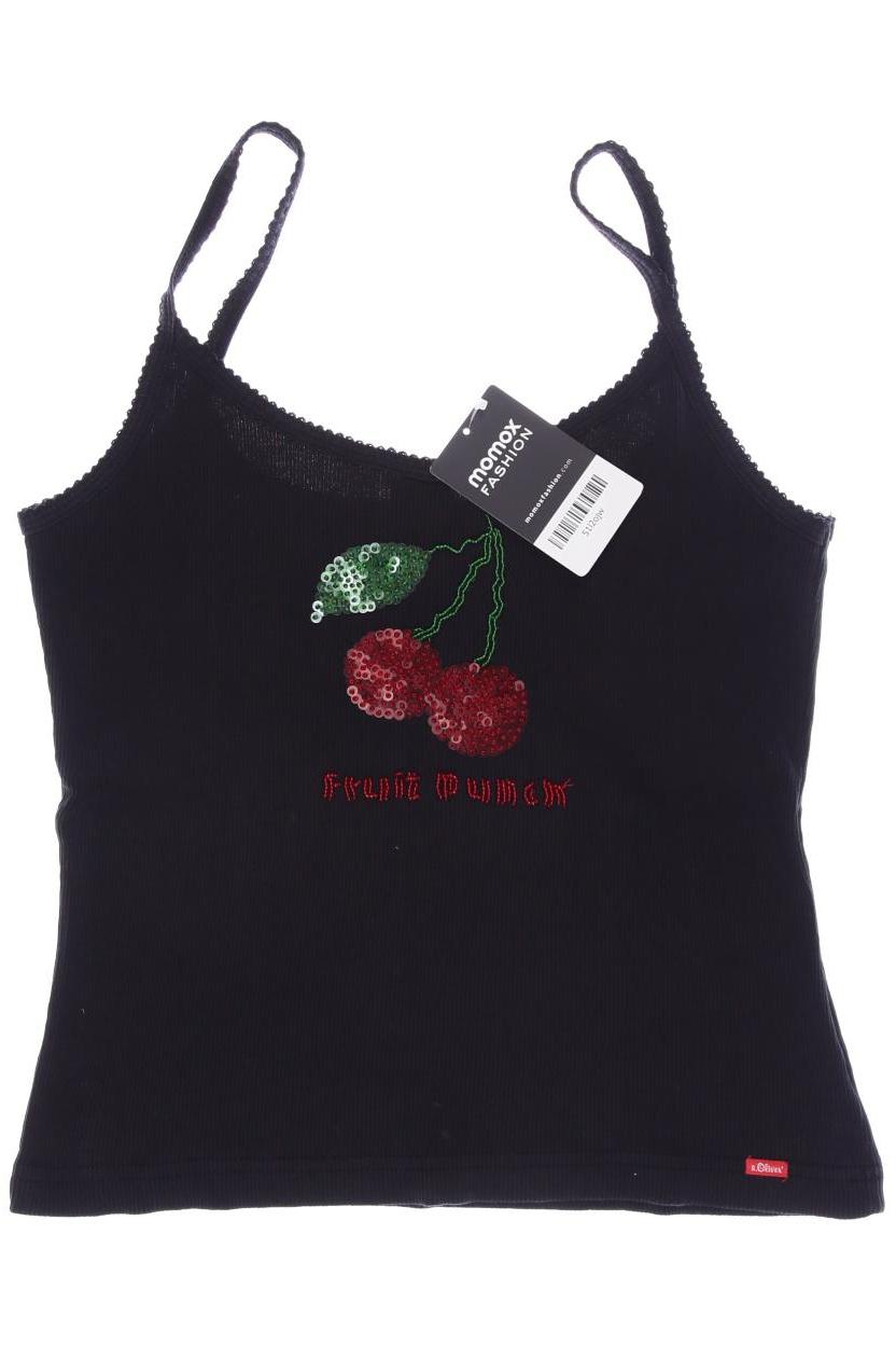 

s.Oliver Damen Top, schwarz, Gr. 40