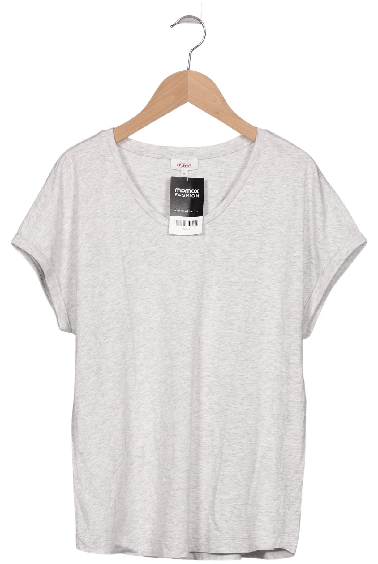 

s.Oliver Damen T-Shirt, grau, Gr. 38