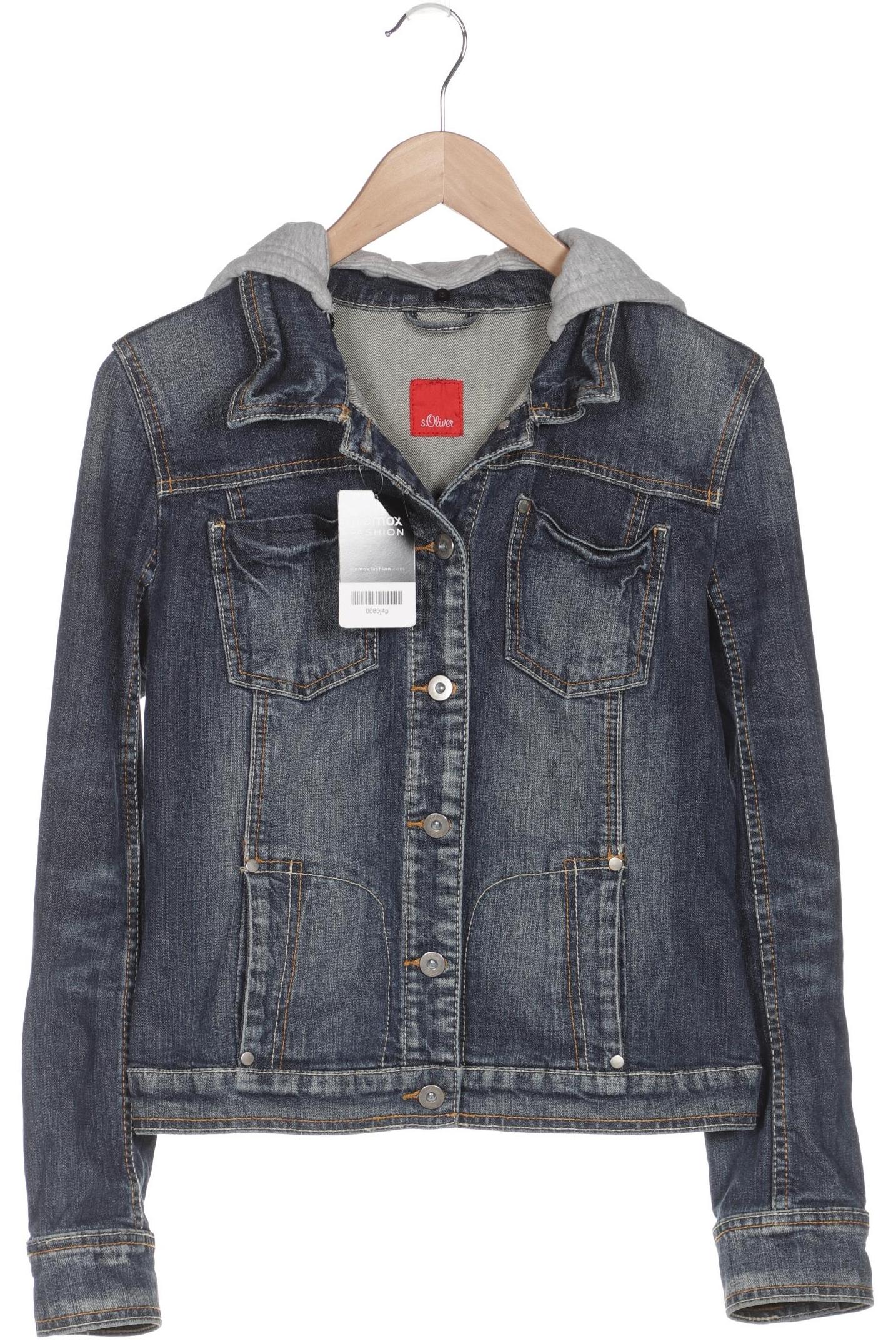 

s.Oliver Damen Jacke, blau, Gr. 36