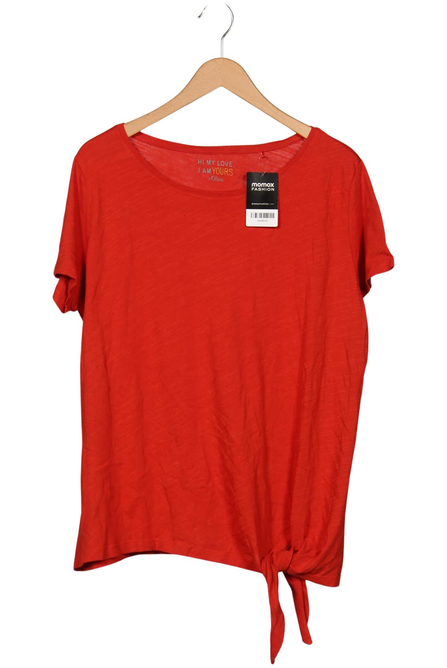 

s.Oliver Damen T-Shirt, rot, Gr. 44
