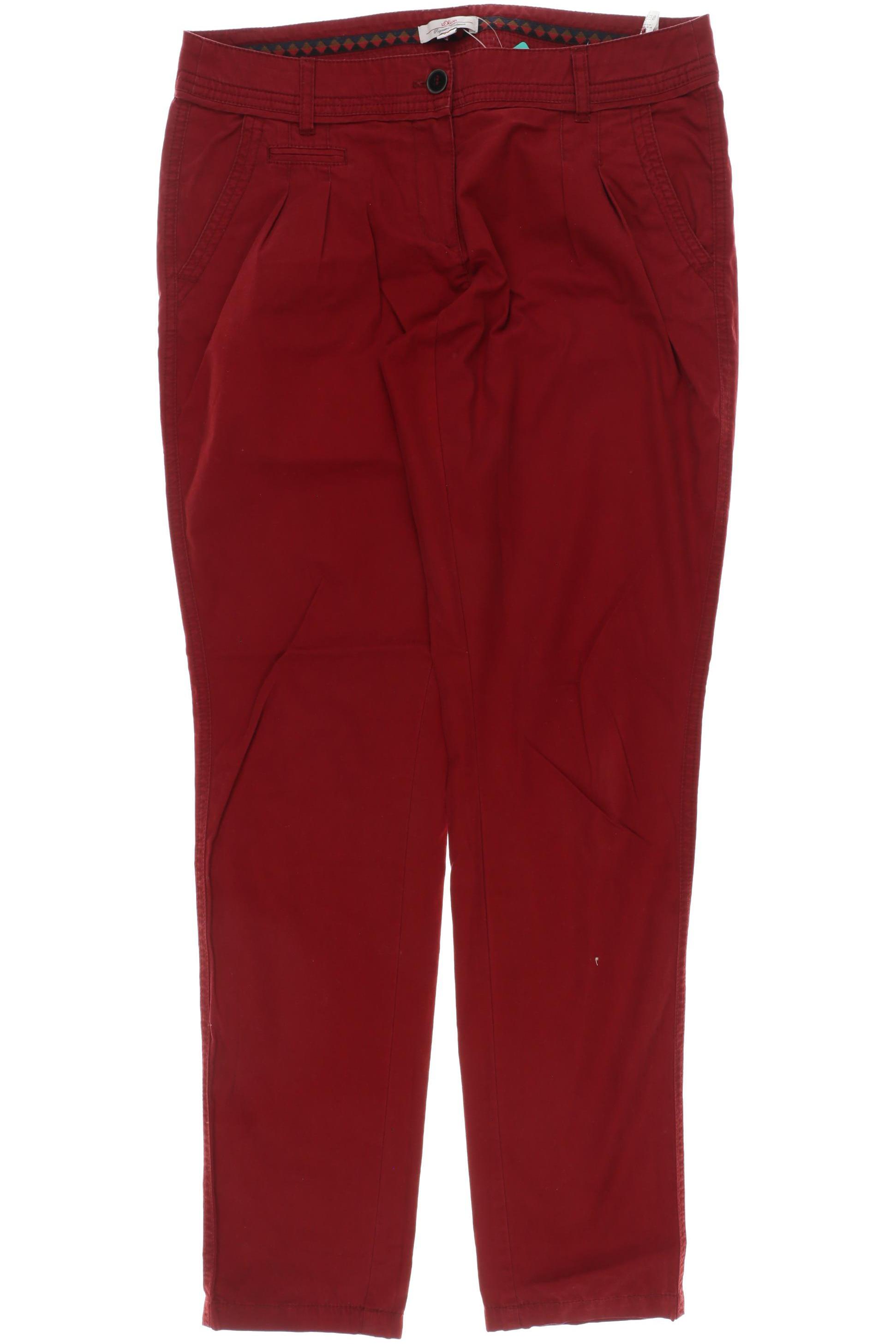 

s.Oliver Damen Stoffhose, rot, Gr. 36