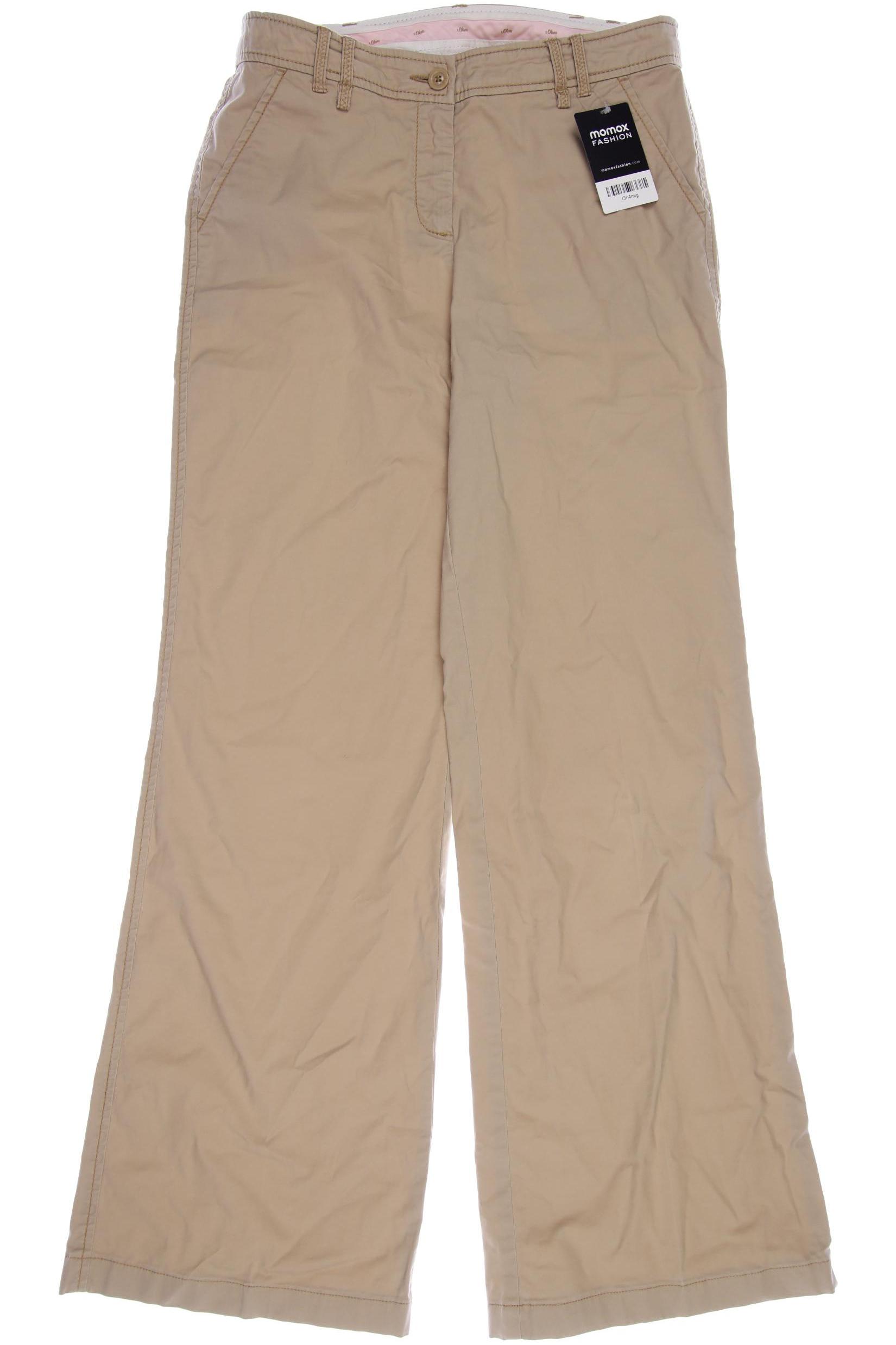 

s.Oliver Damen Stoffhose, beige, Gr. 38
