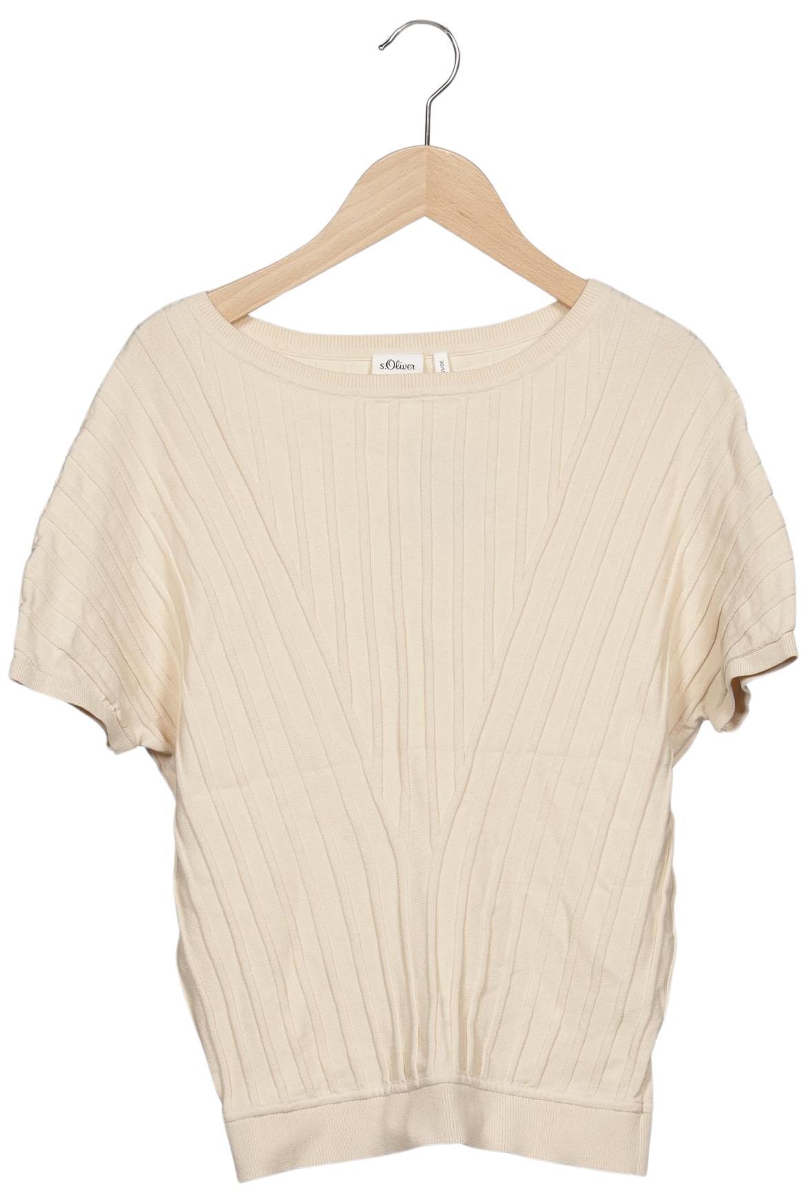 

s.Oliver Damen Pullover, beige, Gr. 34