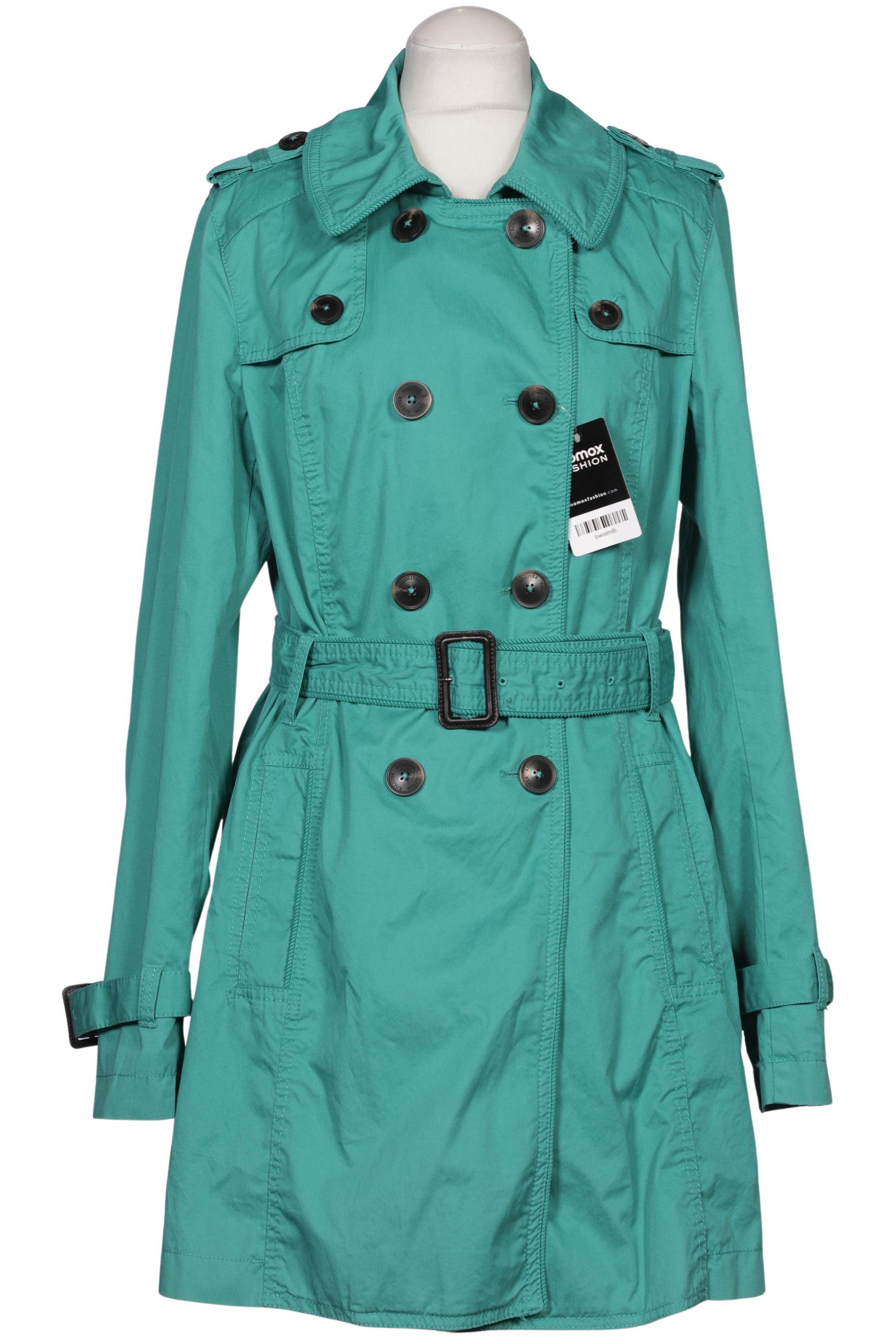 

s.Oliver Damen Mantel, türkis, Gr. 40