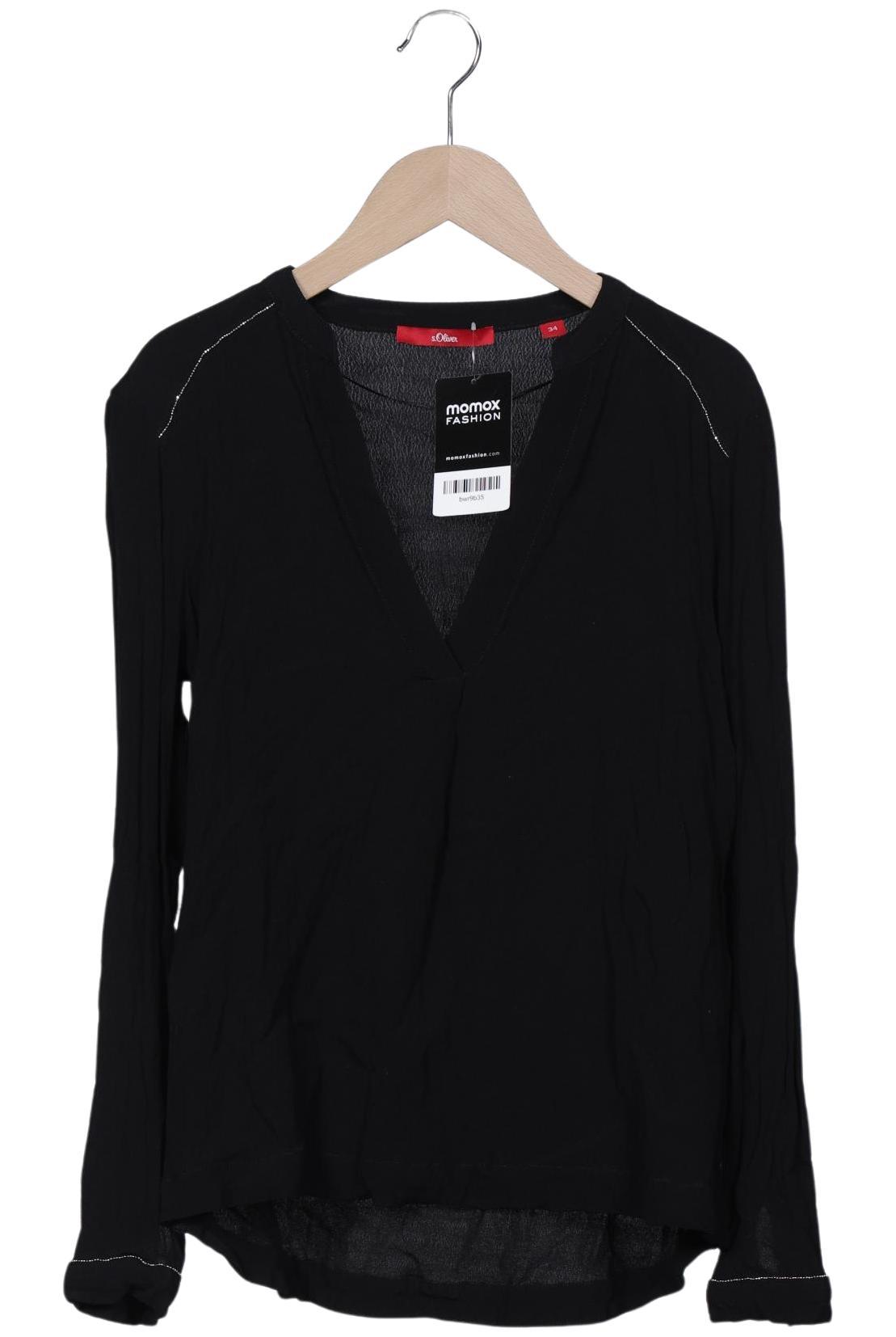 

s.Oliver Damen Bluse, schwarz, Gr. 34