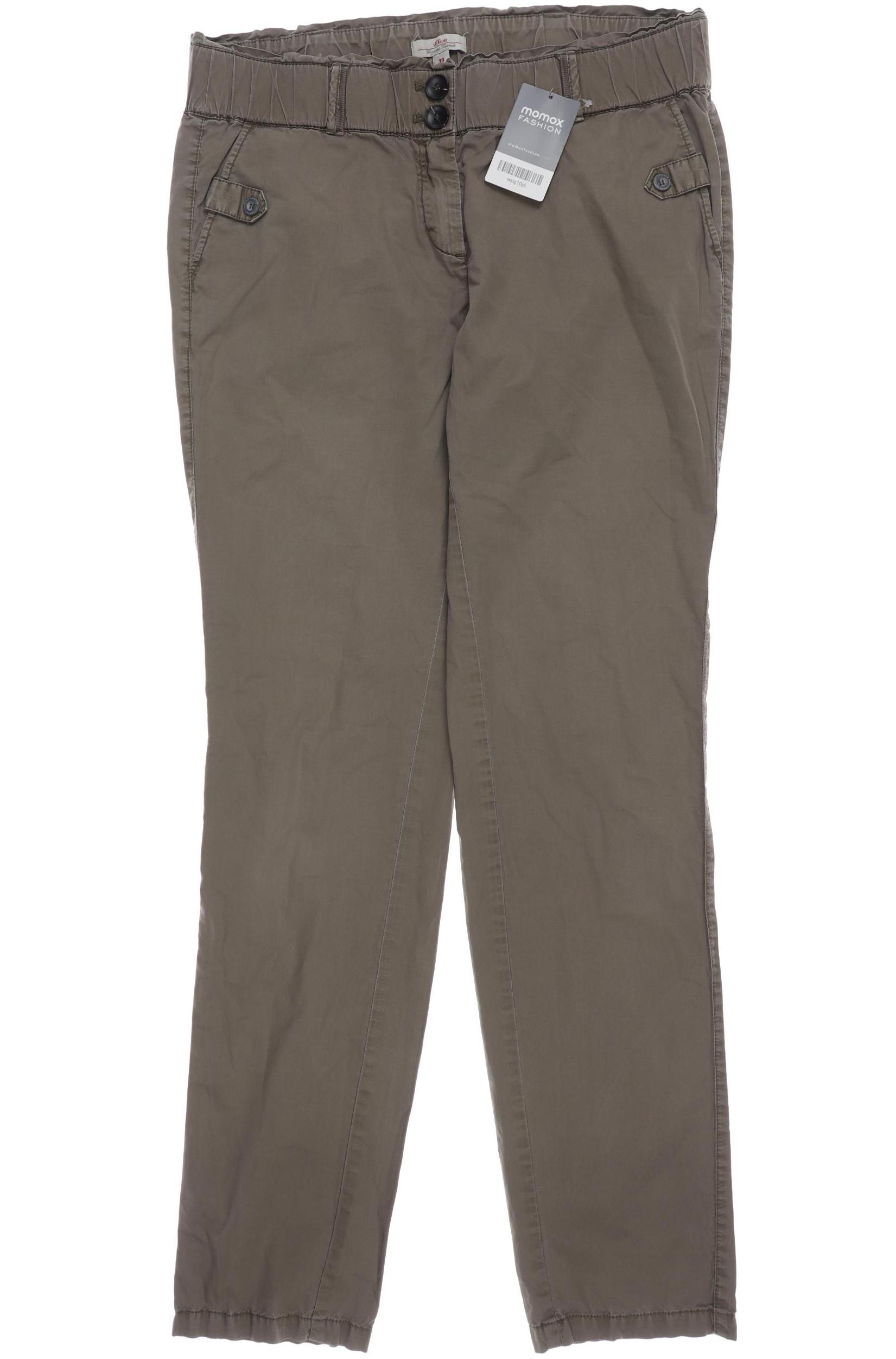 

s.Oliver Damen Stoffhose, grün, Gr. 38