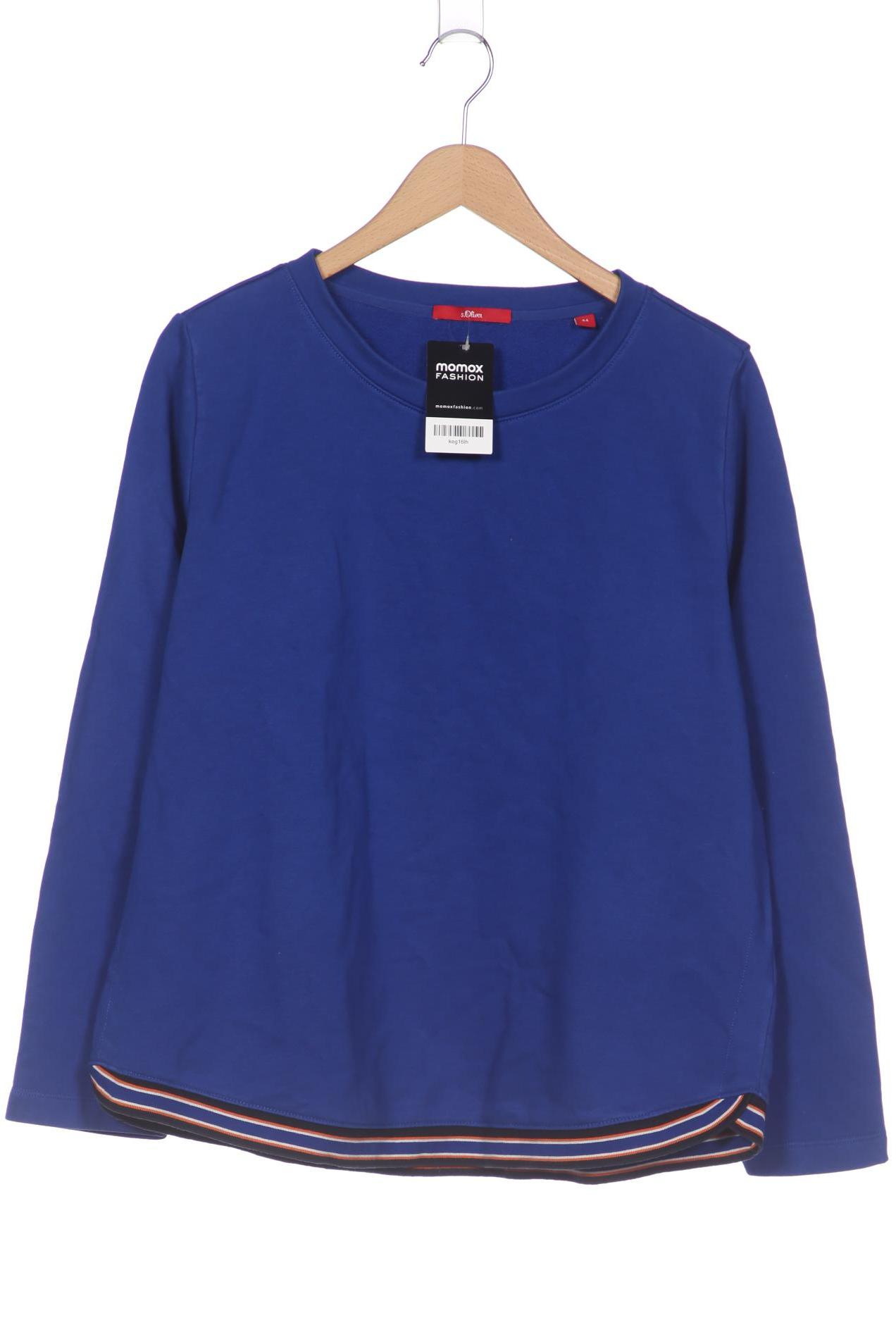 

s.Oliver Damen Sweatshirt, blau, Gr. 44