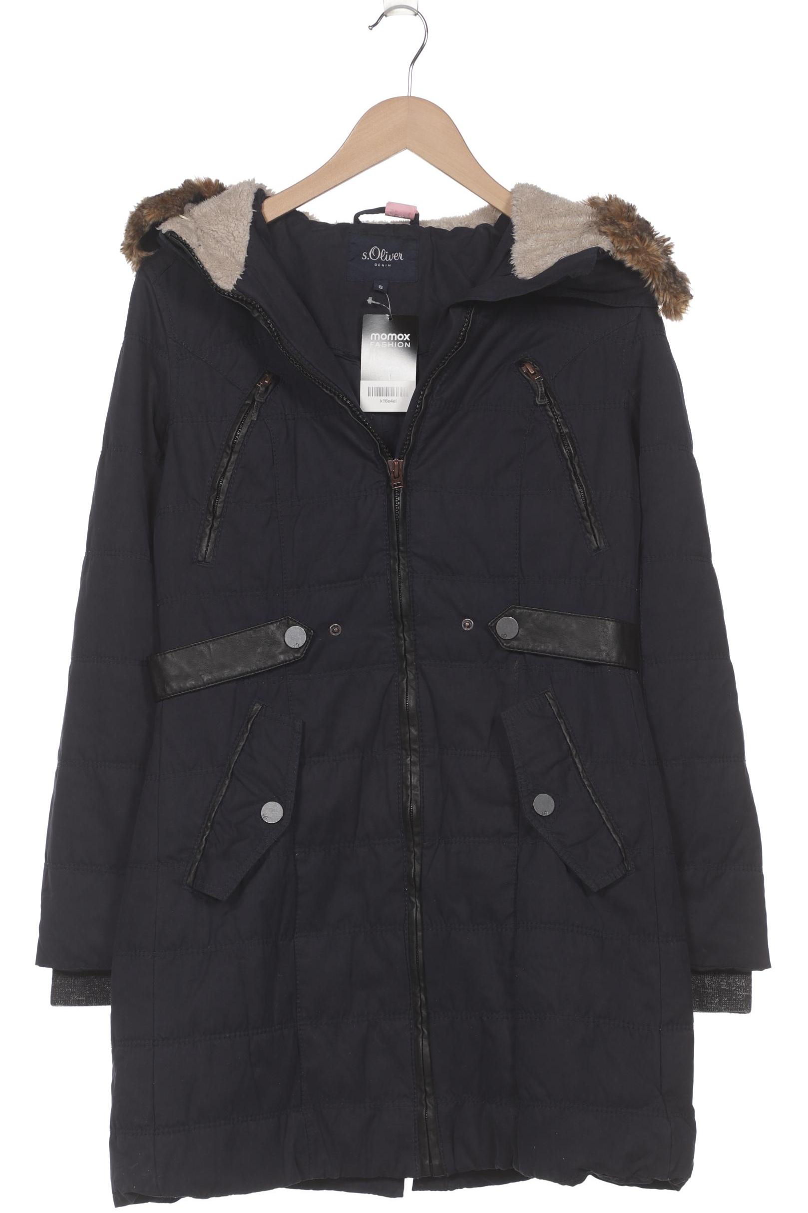 

s.Oliver Damen Mantel, marineblau, Gr. 36