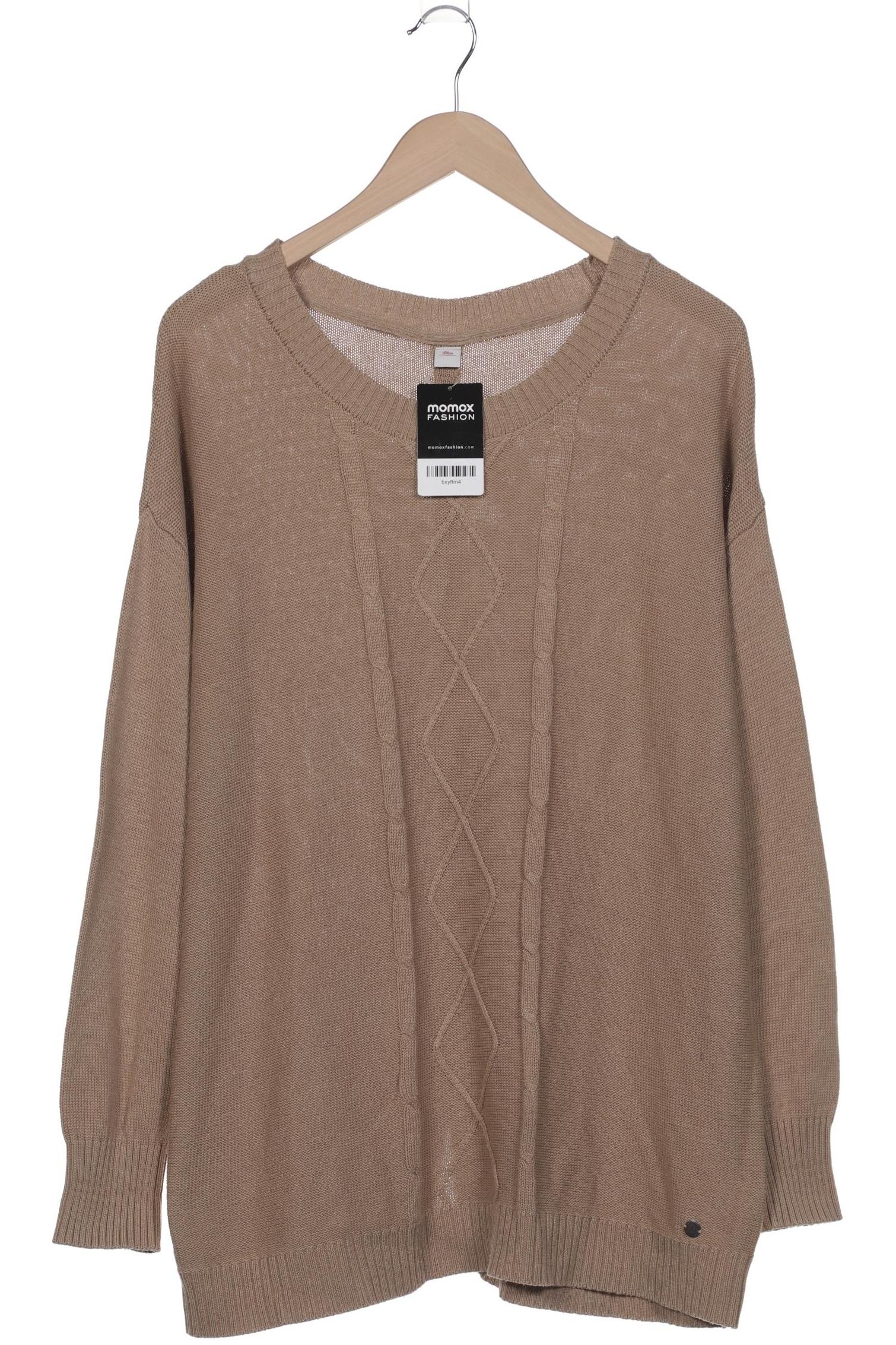 

s.Oliver Damen Pullover, beige, Gr. 48