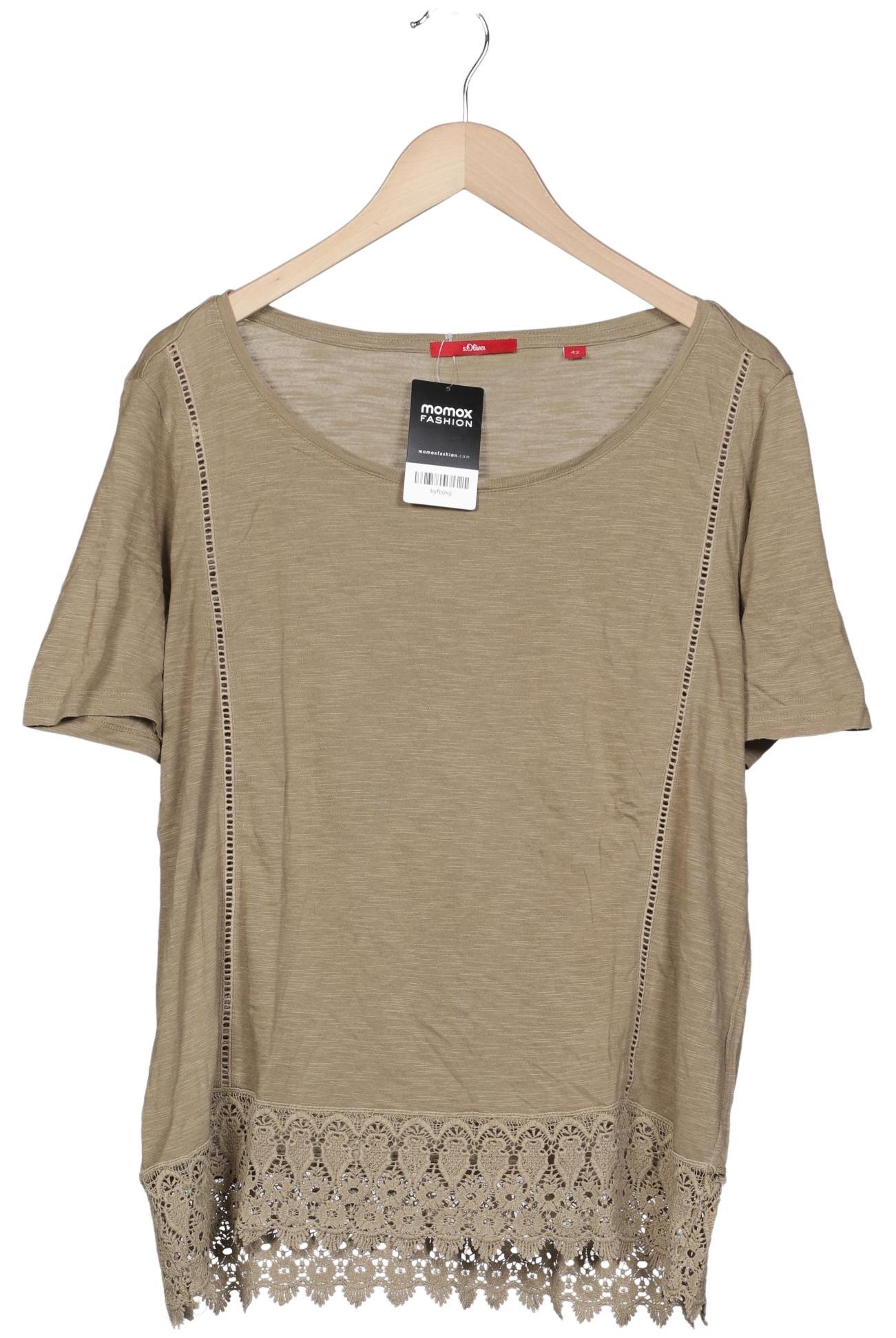 

s.Oliver Damen T-Shirt, braun, Gr. 42