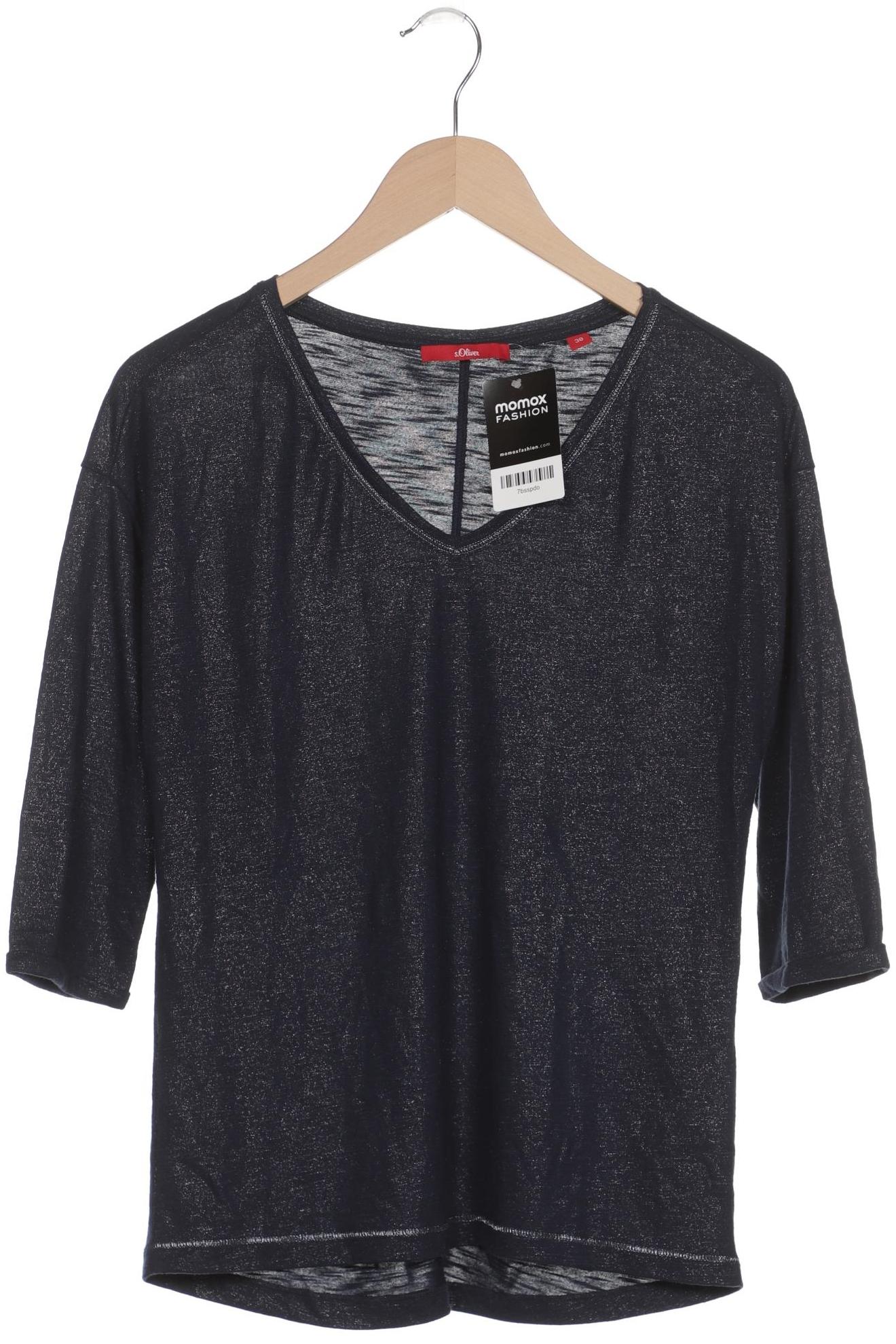 

s.Oliver Damen Langarmshirt, marineblau, Gr. 38