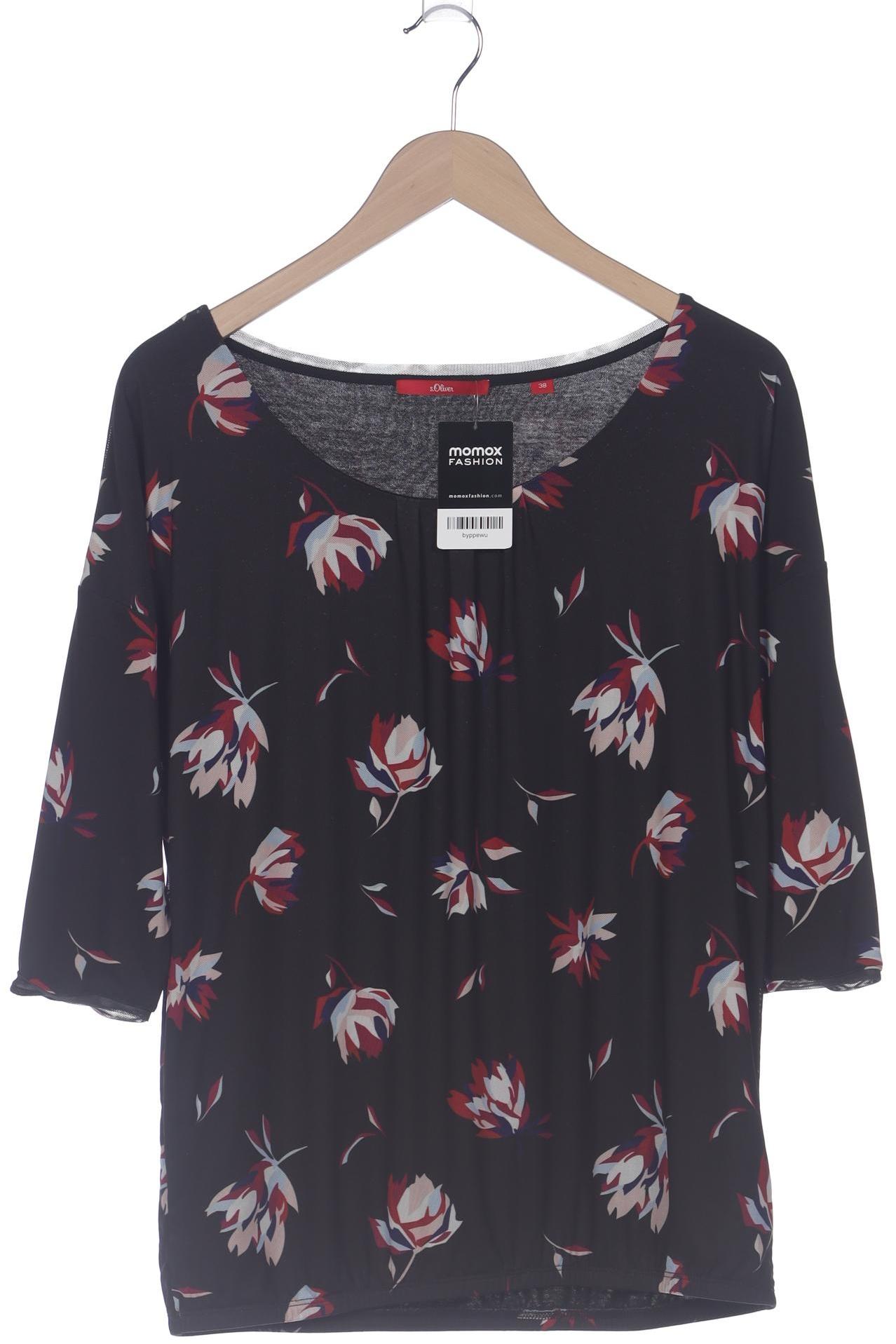 

s.Oliver Damen Langarmshirt, schwarz, Gr. 38