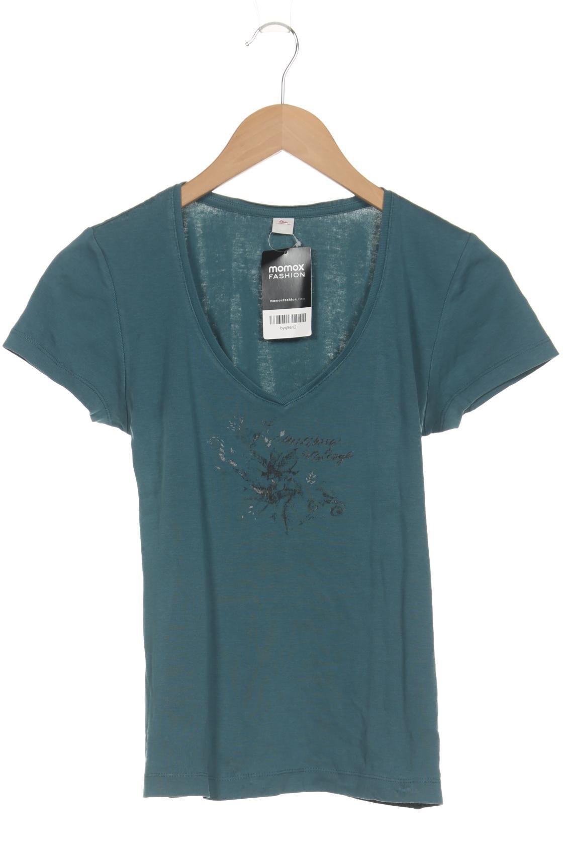 

s.Oliver Damen T-Shirt, türkis, Gr. 36