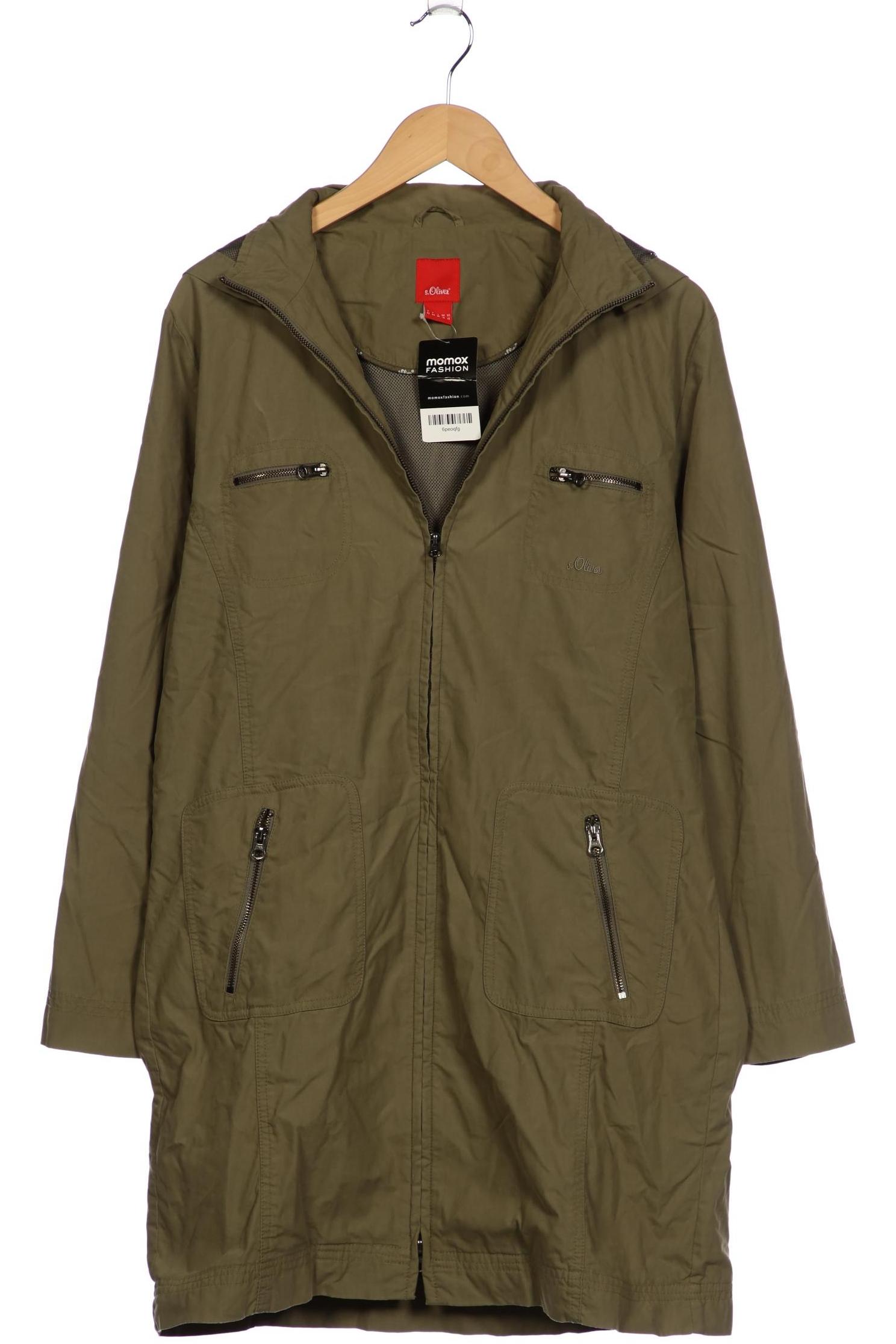 

s.Oliver Damen Mantel, grün, Gr. 42