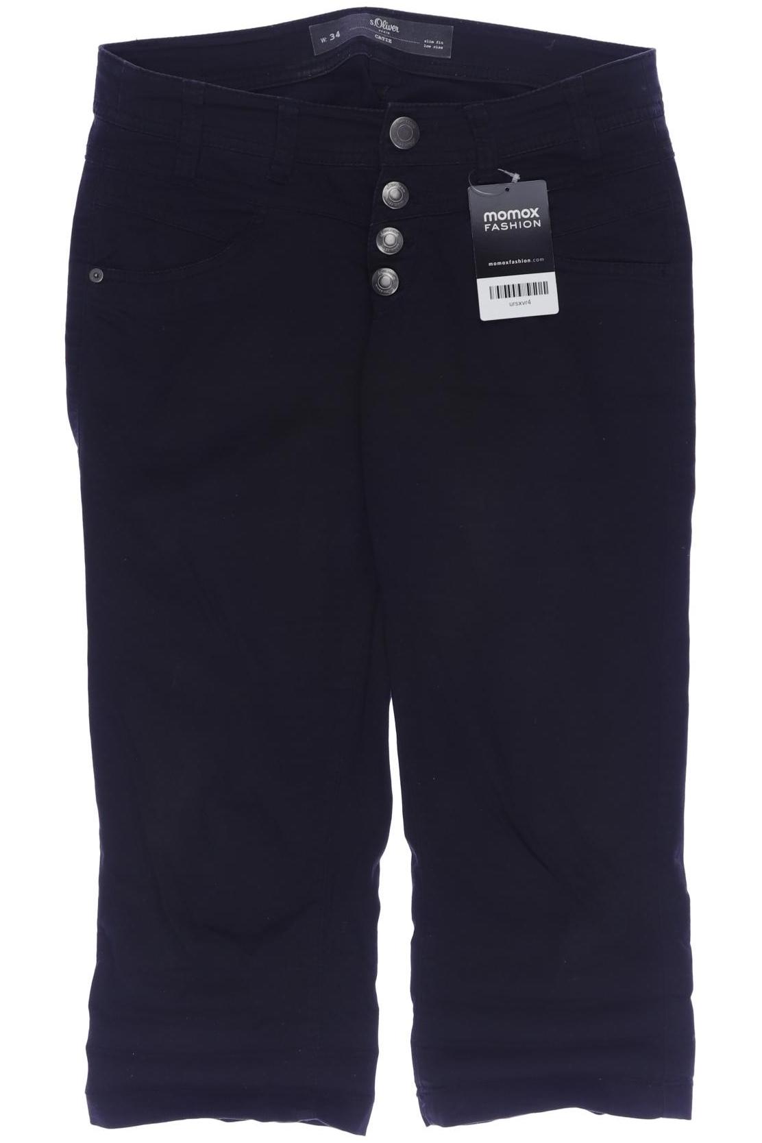

s.Oliver Damen Shorts, schwarz, Gr. 34
