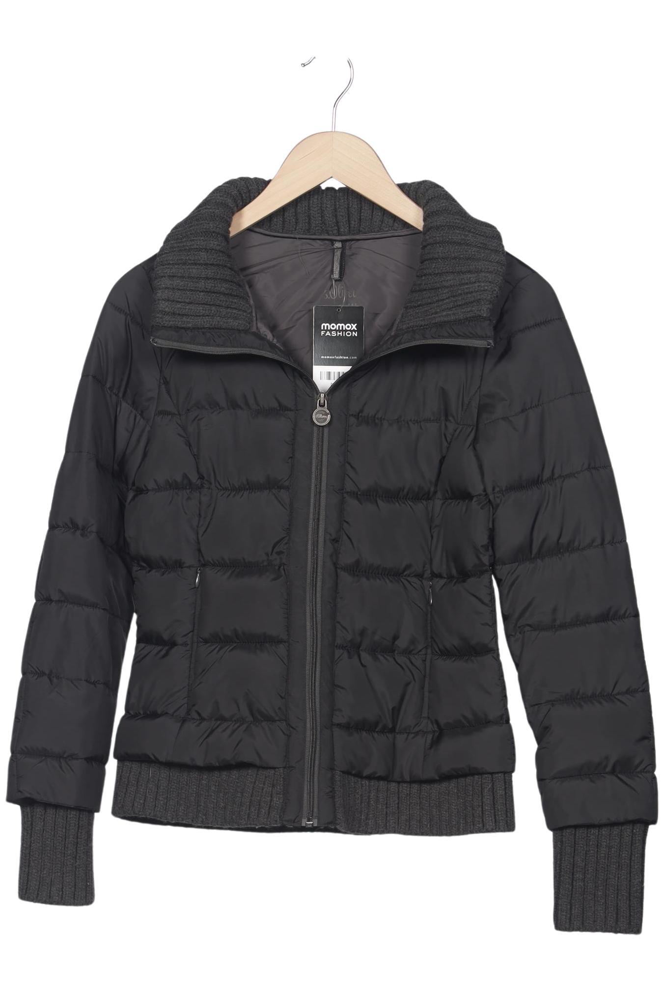 

s.Oliver Damen Jacke, schwarz, Gr. 36