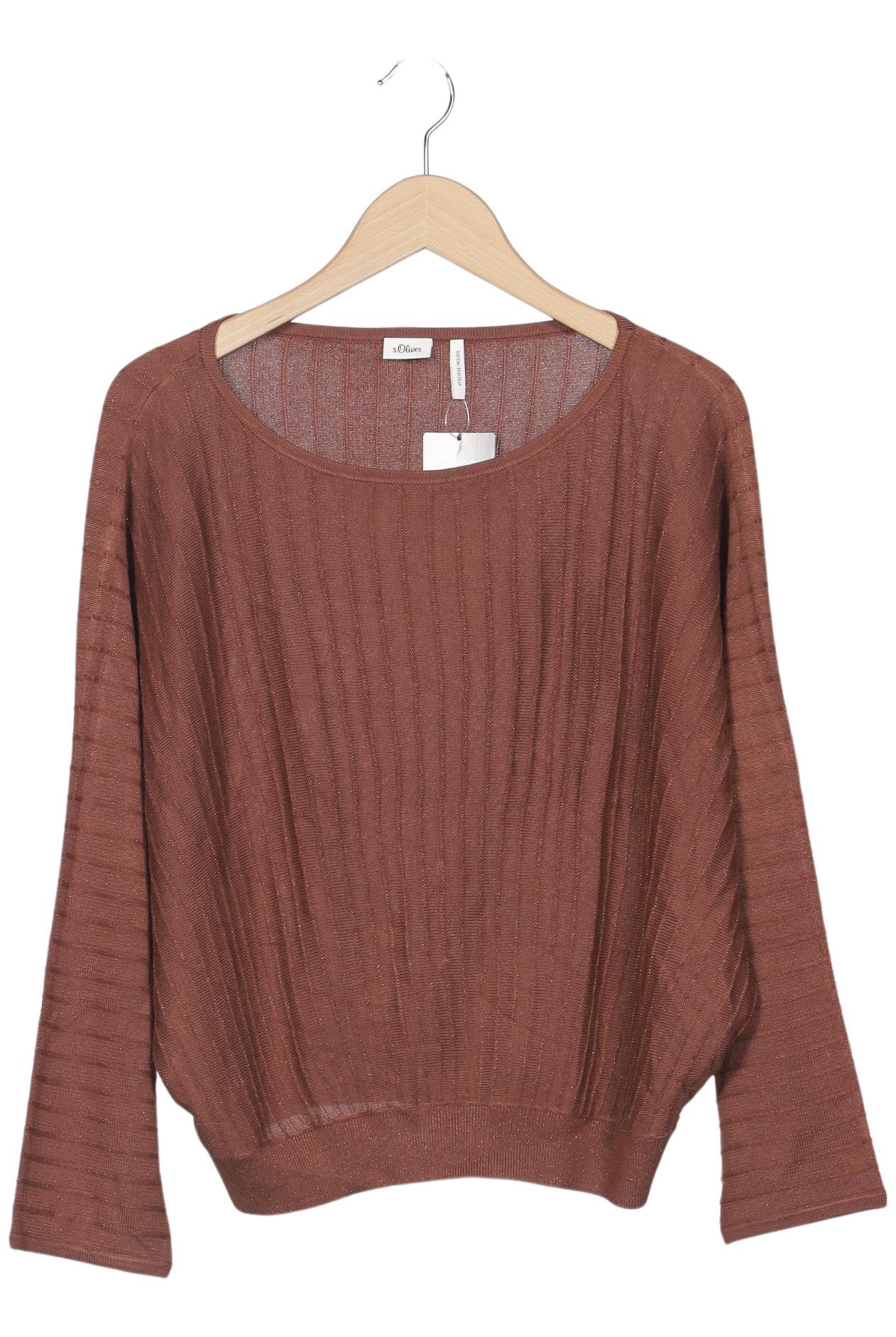 

s.Oliver Damen Pullover, braun, Gr. 38