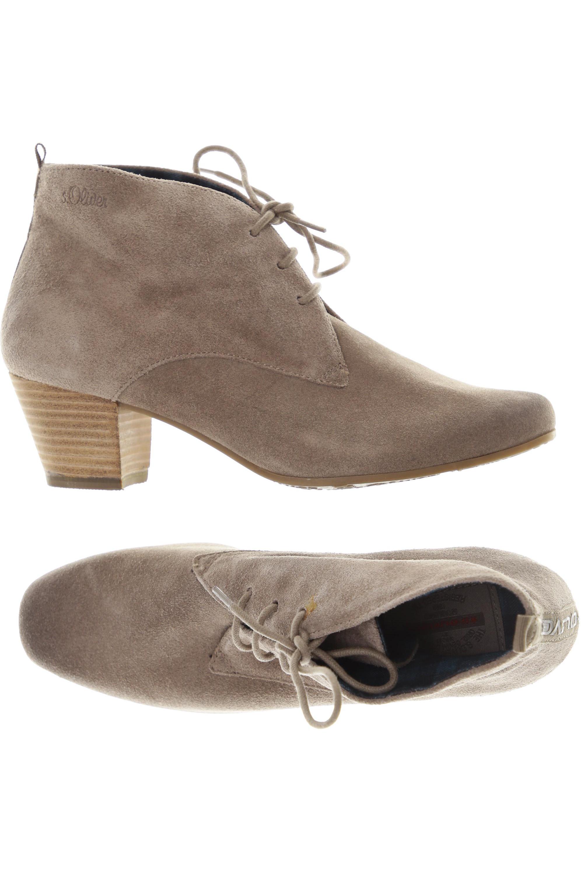 

s.Oliver Damen Stiefelette, beige, Gr. 40