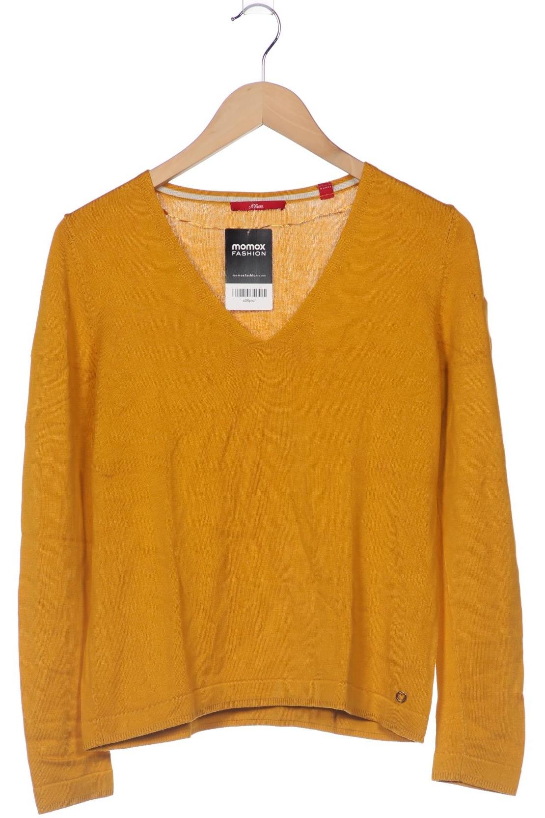 

s.Oliver Damen Pullover, gelb, Gr. 36