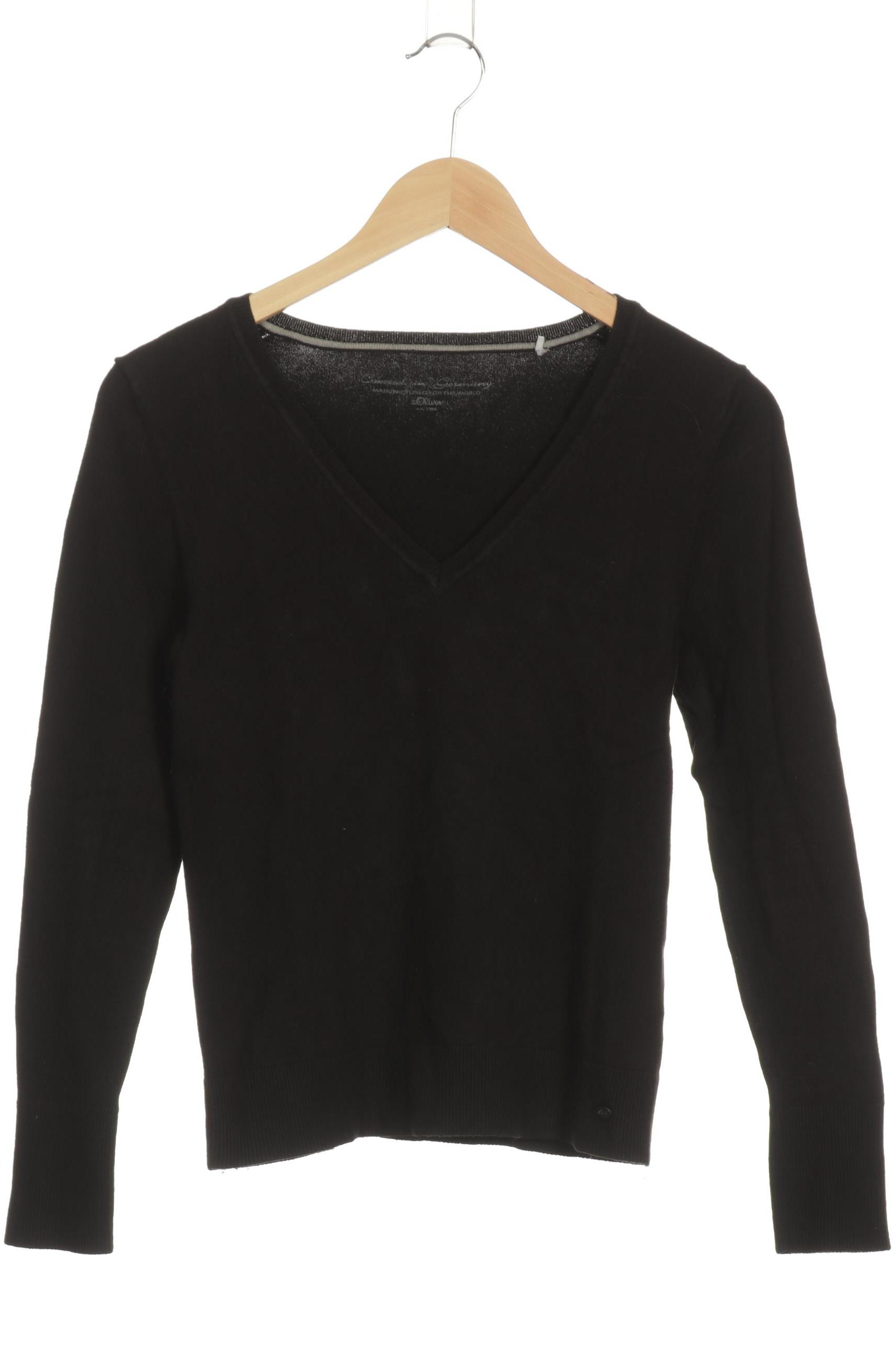 

s.Oliver Damen Pullover, schwarz, Gr. 34