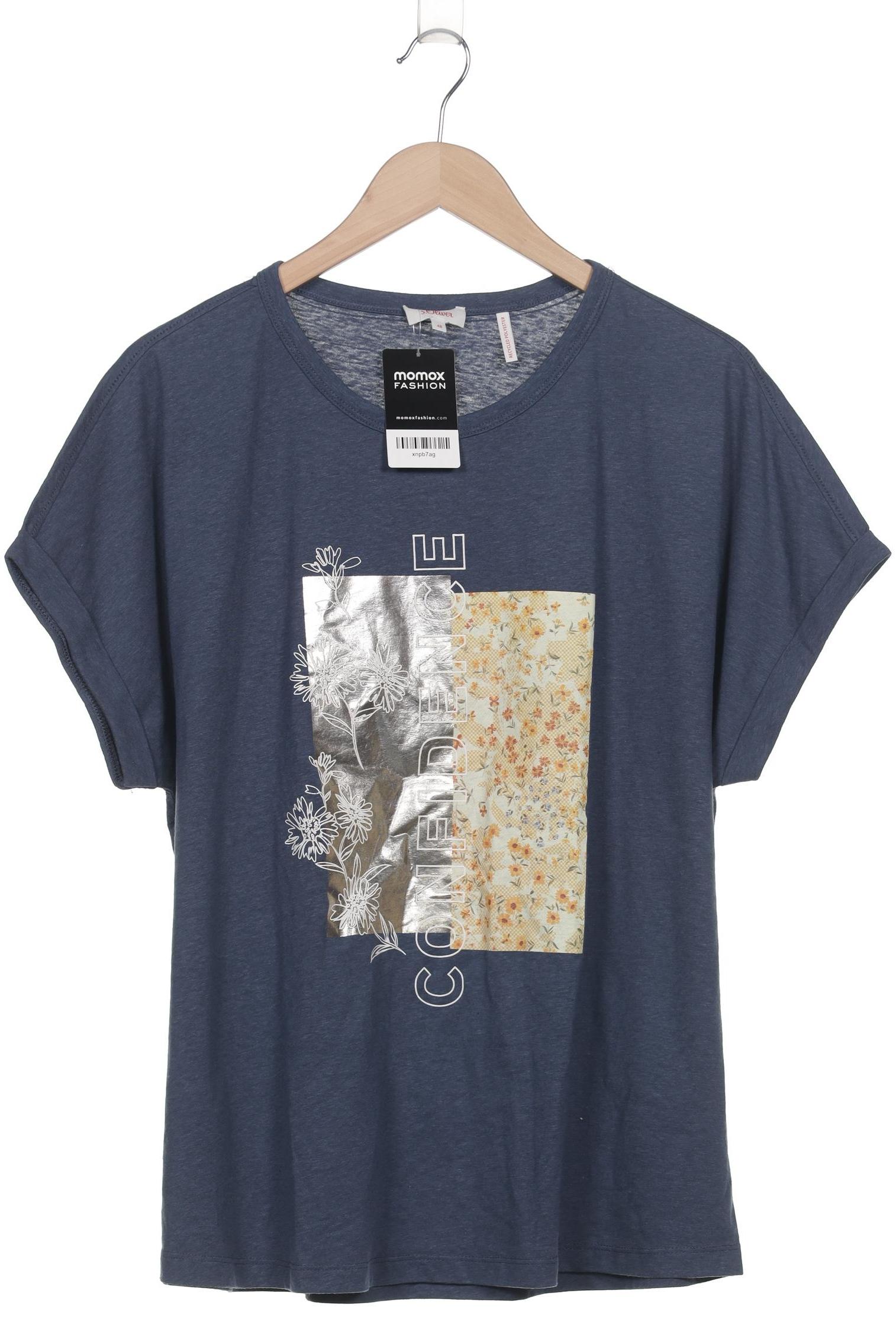 

s.Oliver Damen T-Shirt, marineblau, Gr. 48