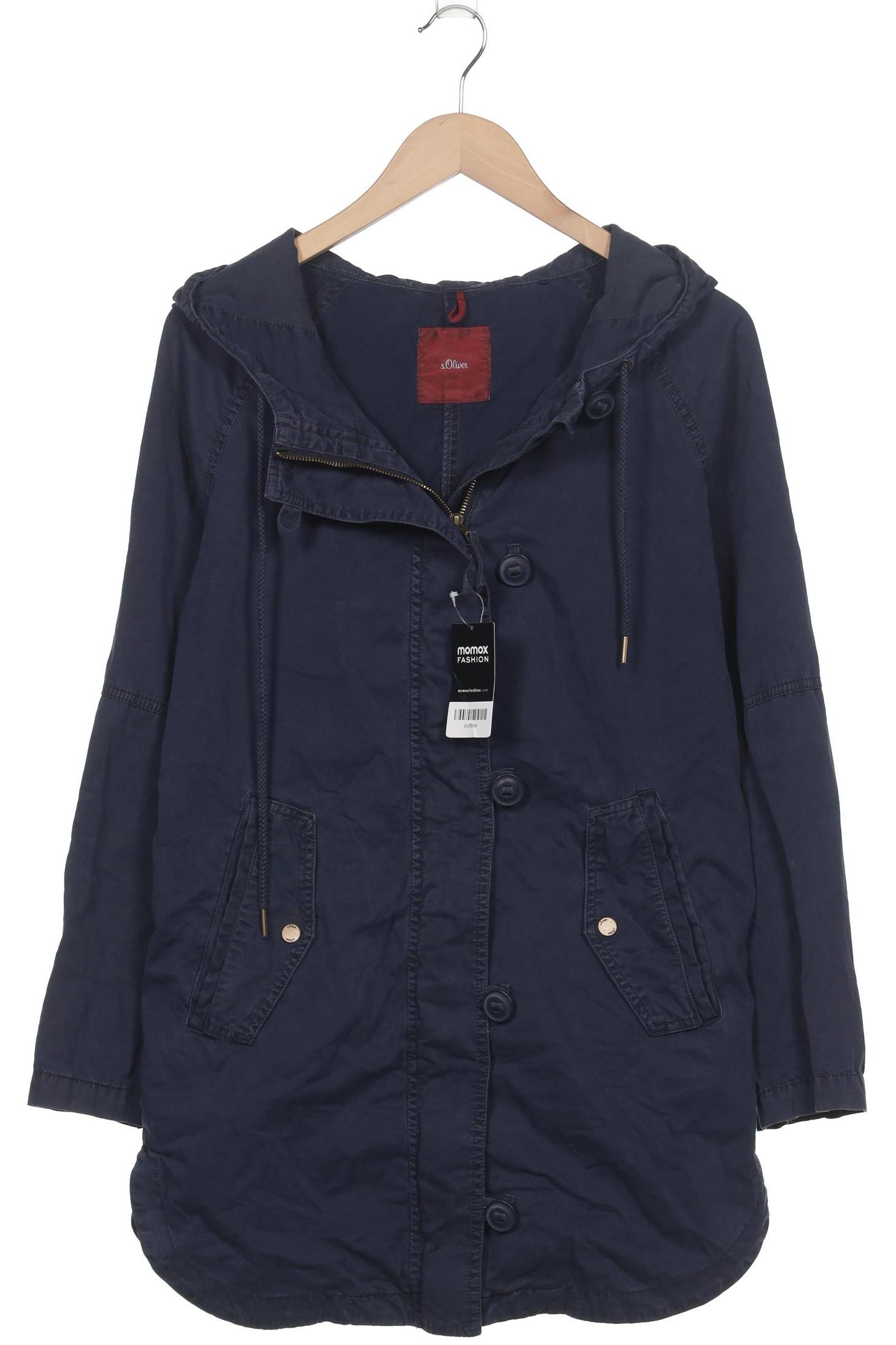 

s.Oliver Damen Mantel, marineblau, Gr. 38