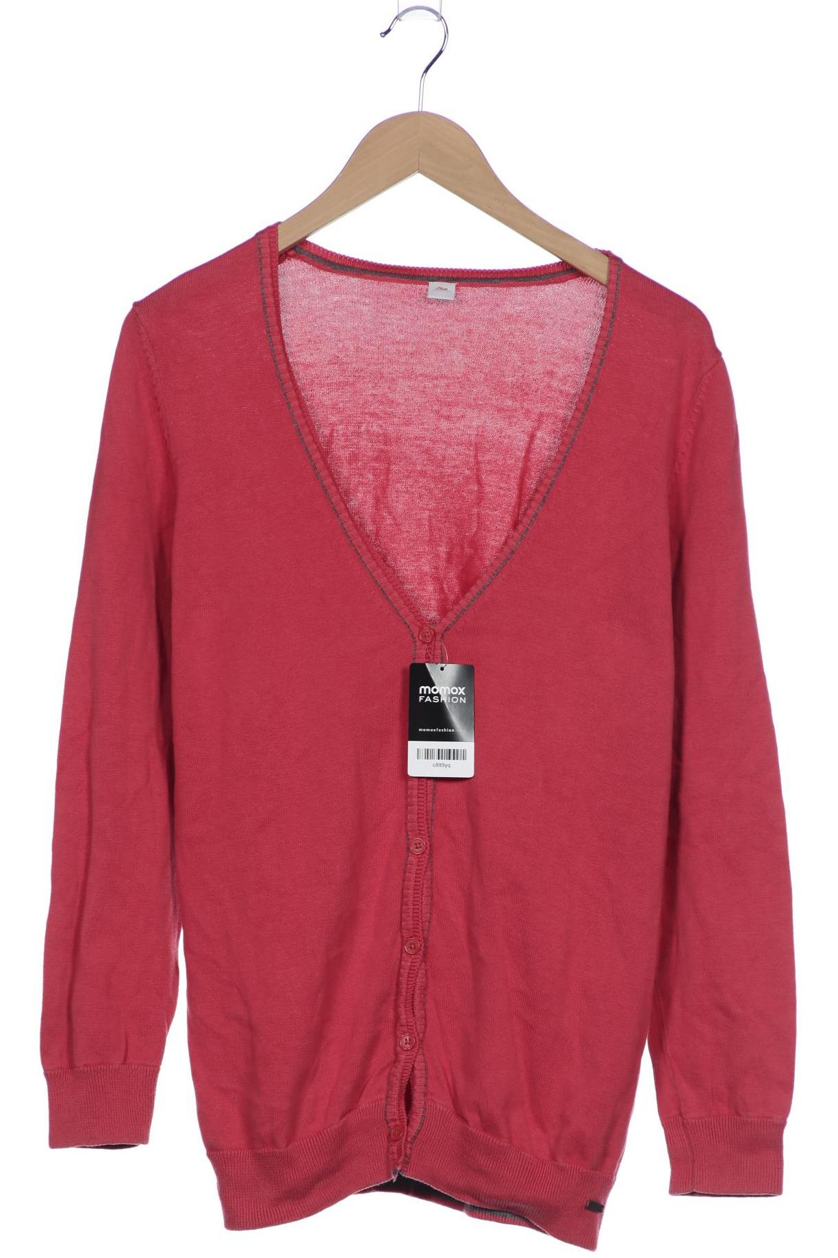 

s.Oliver Damen Strickjacke, rot, Gr. 44