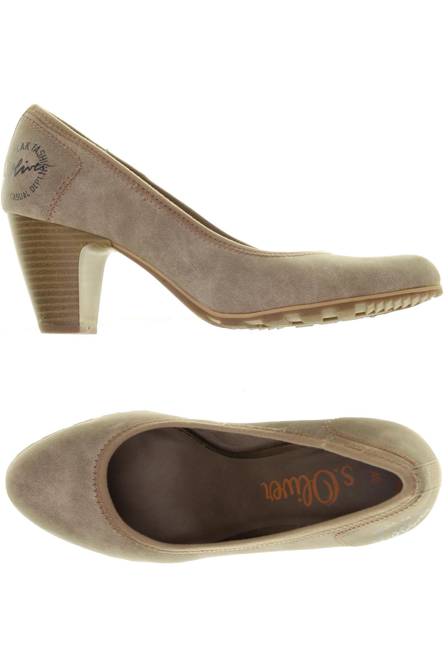 

s.Oliver Damen Pumps, beige, Gr. 40