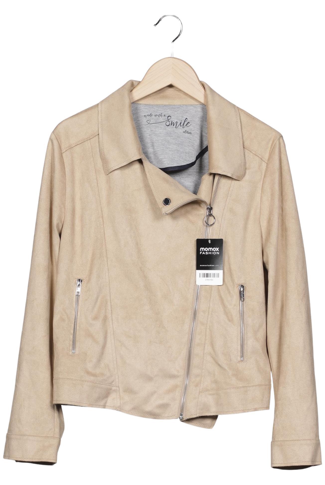 

s.Oliver Damen Jacke, beige, Gr. 36