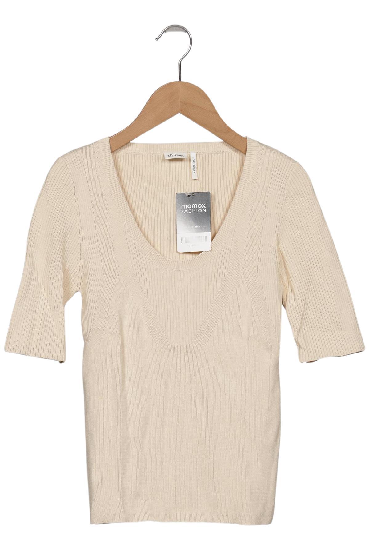 

s.Oliver Damen Pullover, cremeweiß, Gr. 36
