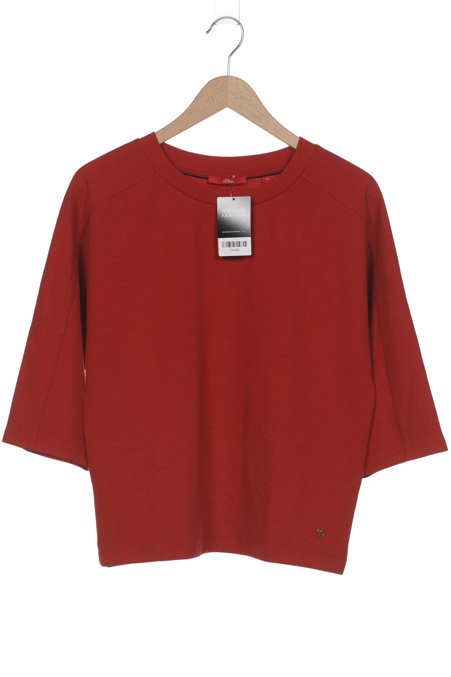 

s.Oliver Damen Langarmshirt, rot, Gr. 36