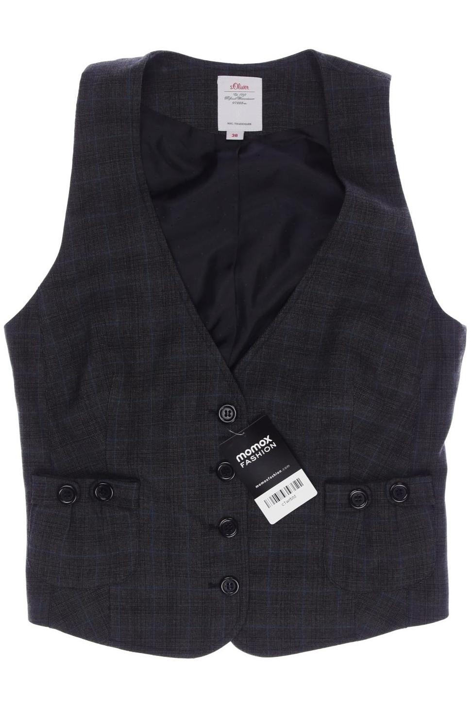 

s.Oliver Damen Weste, grau, Gr. 38