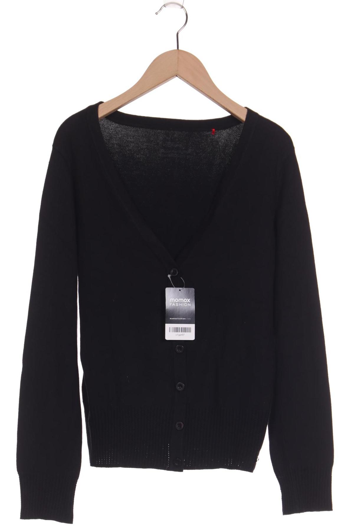 

s.Oliver Damen Strickjacke, schwarz, Gr. 40