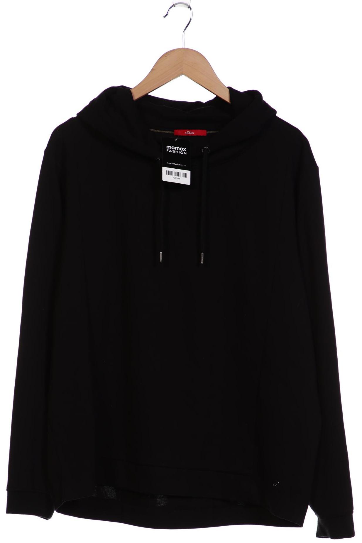 

s.Oliver Damen Kapuzenpullover, schwarz, Gr. 44