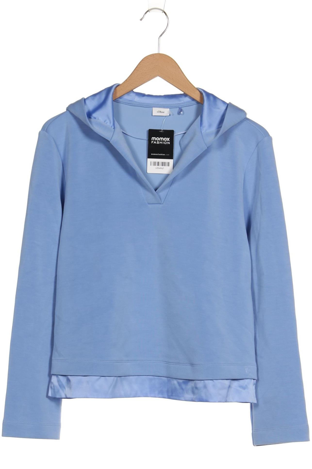 

s.Oliver Damen Kapuzenpullover, hellblau, Gr. 36
