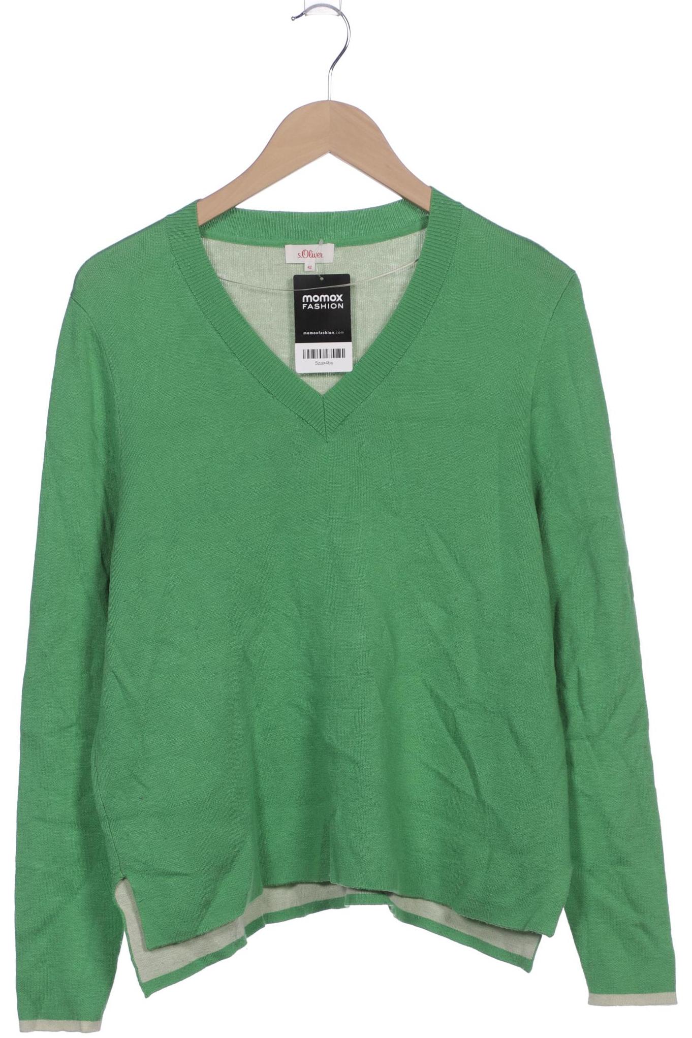 

s.Oliver Damen Pullover, grün, Gr. 42