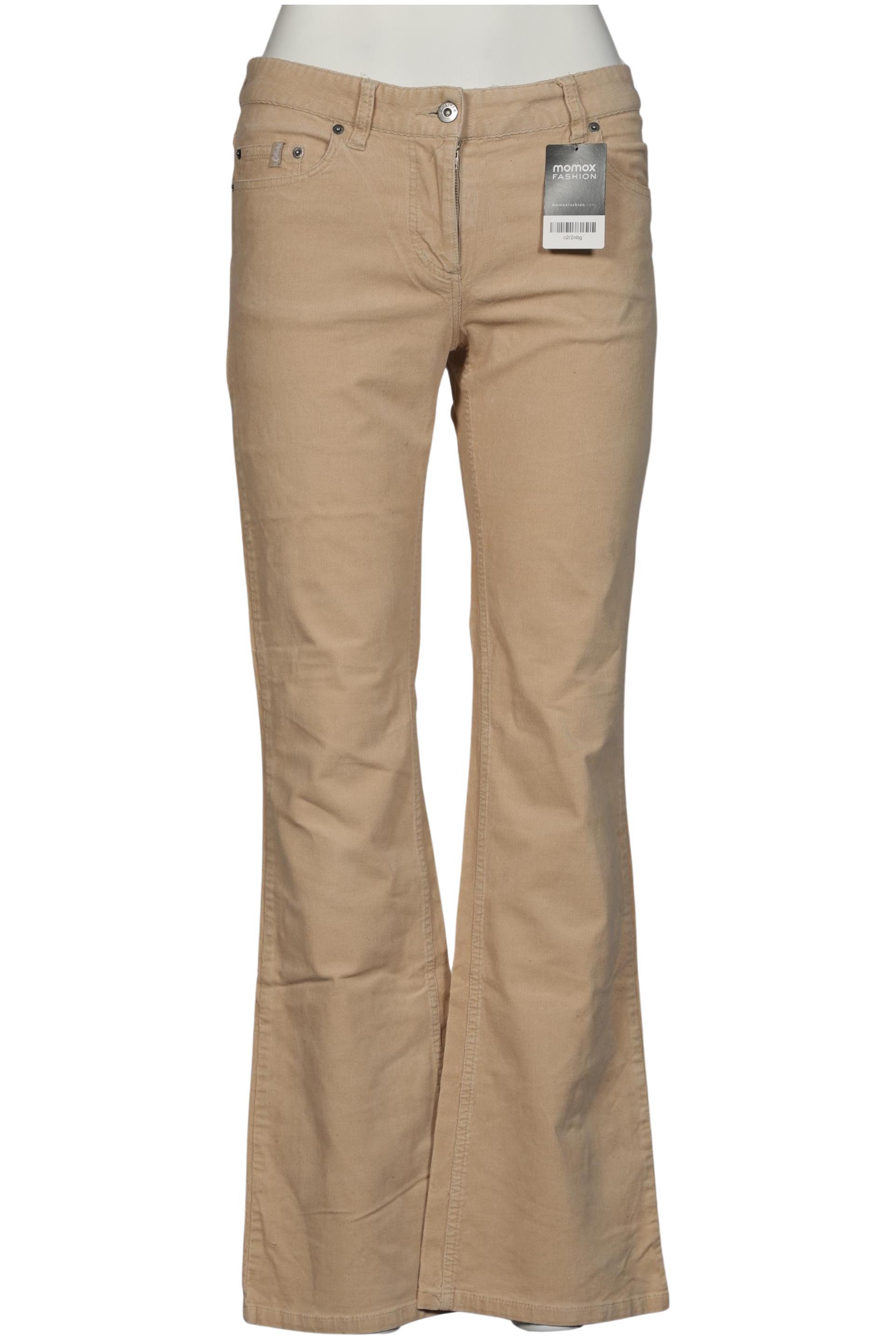 

s.Oliver Damen Stoffhose, beige, Gr. 32