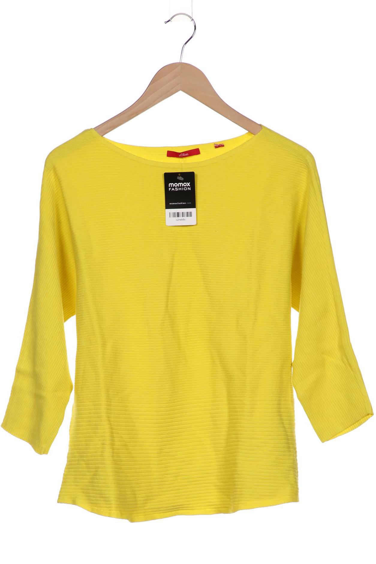 

s.Oliver Damen Pullover, gelb, Gr. 42