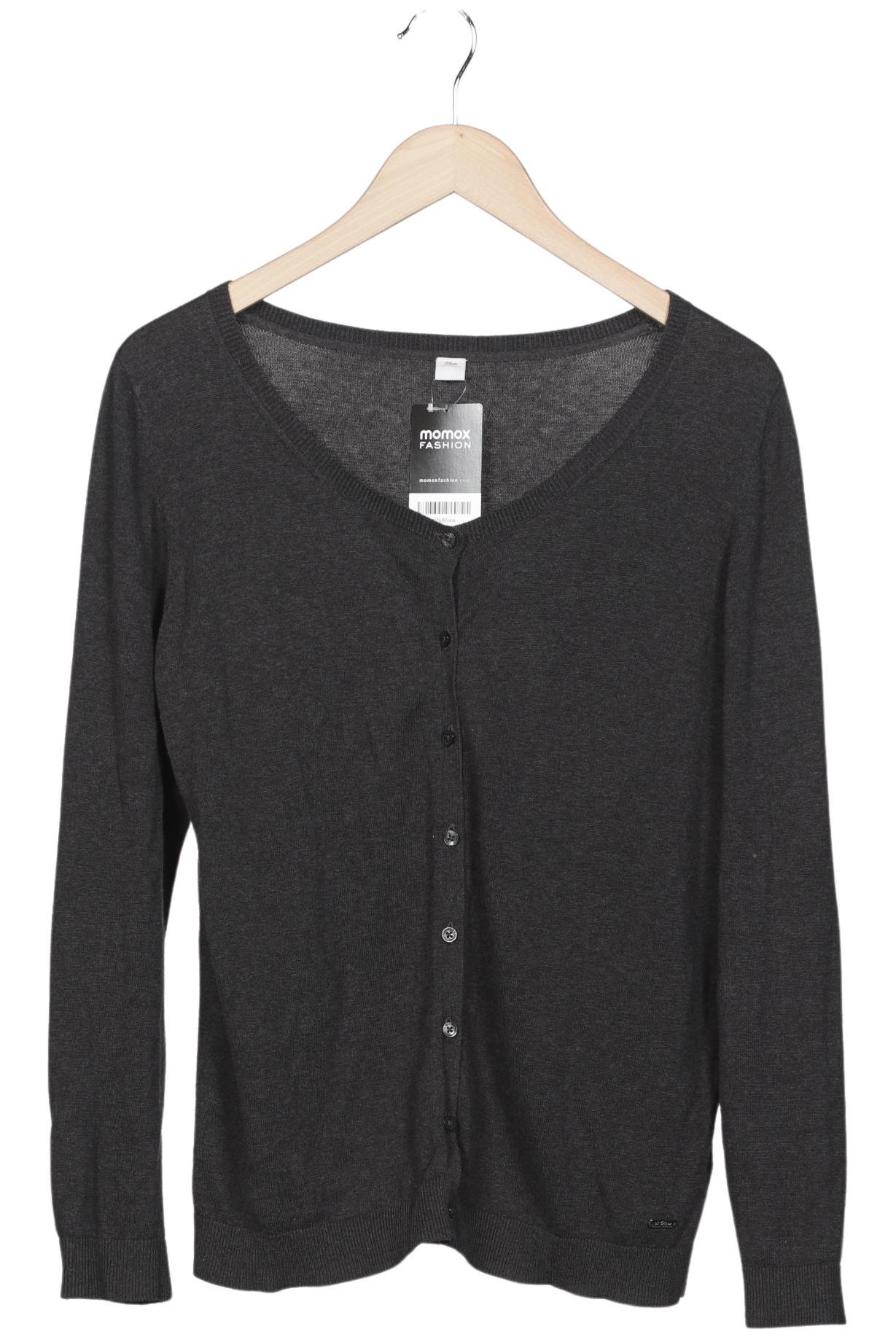 

s.Oliver Damen Strickjacke, grau, Gr. 44