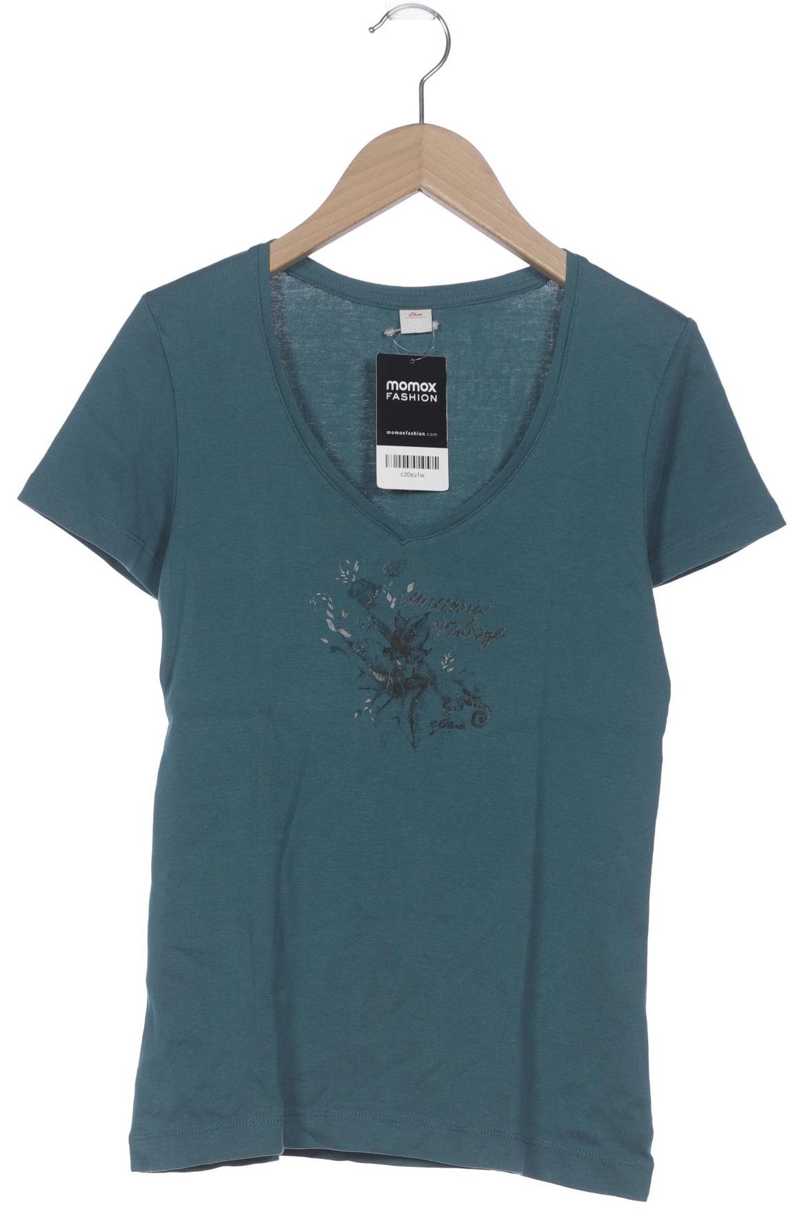 

s.Oliver Damen T-Shirt, türkis, Gr. 36